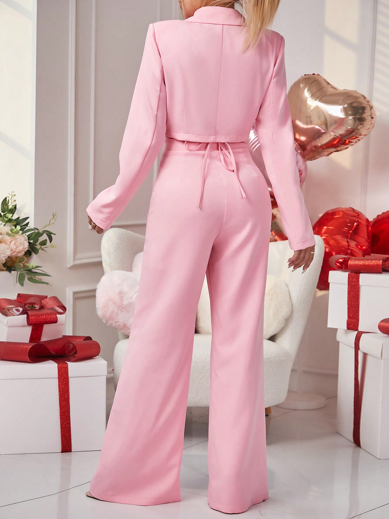 In Pink Women Suit Sets