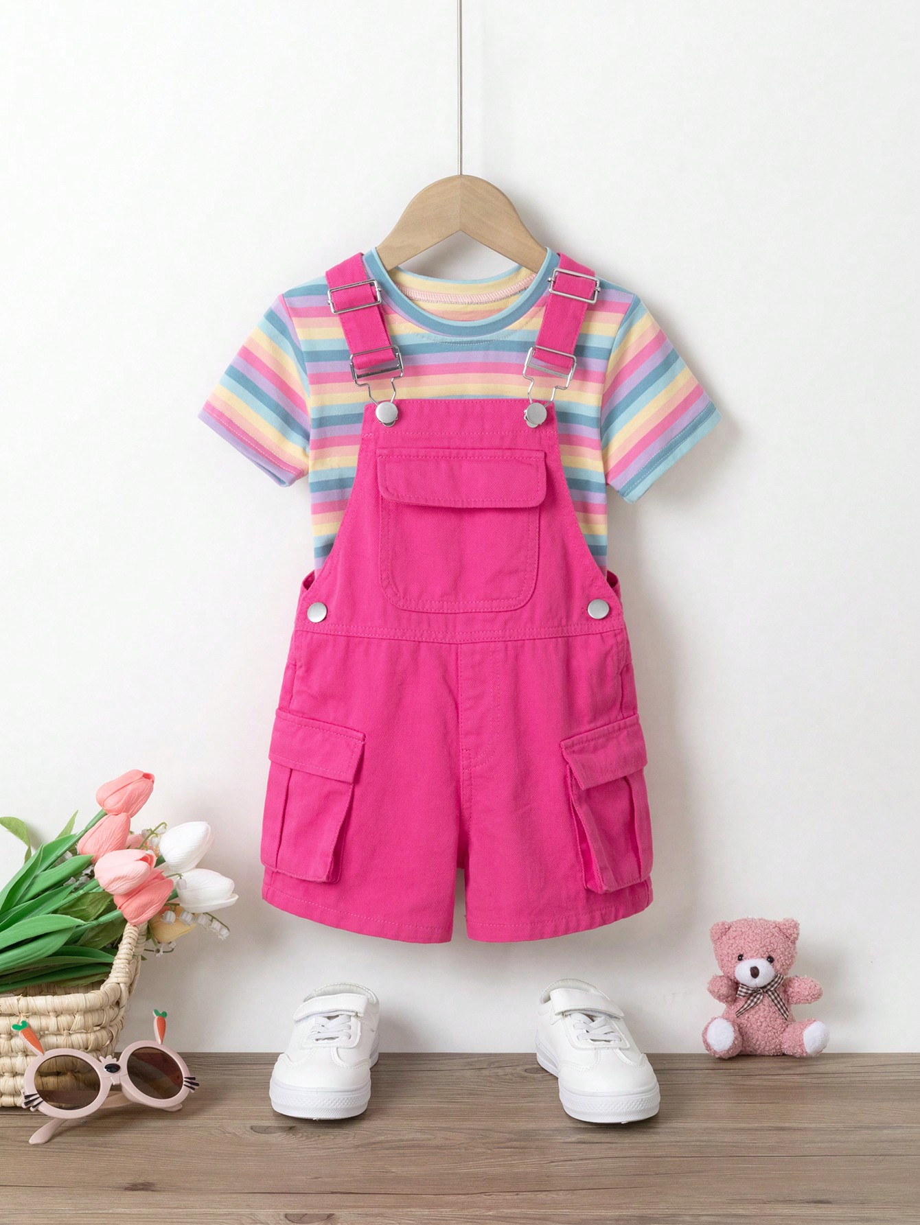 Young Girls Denim Overalls & Jumpsuits