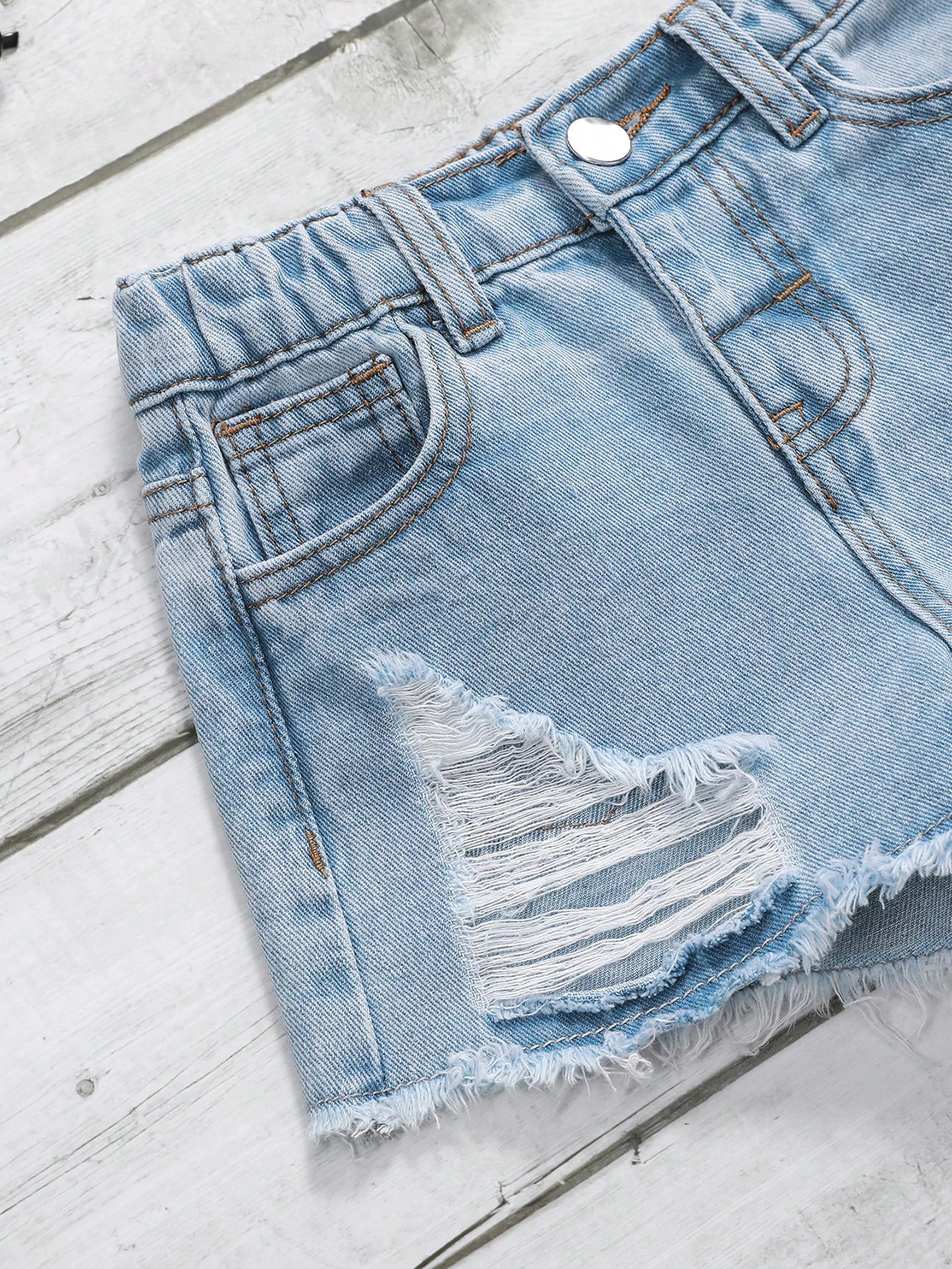 Young Girls Denim Shorts