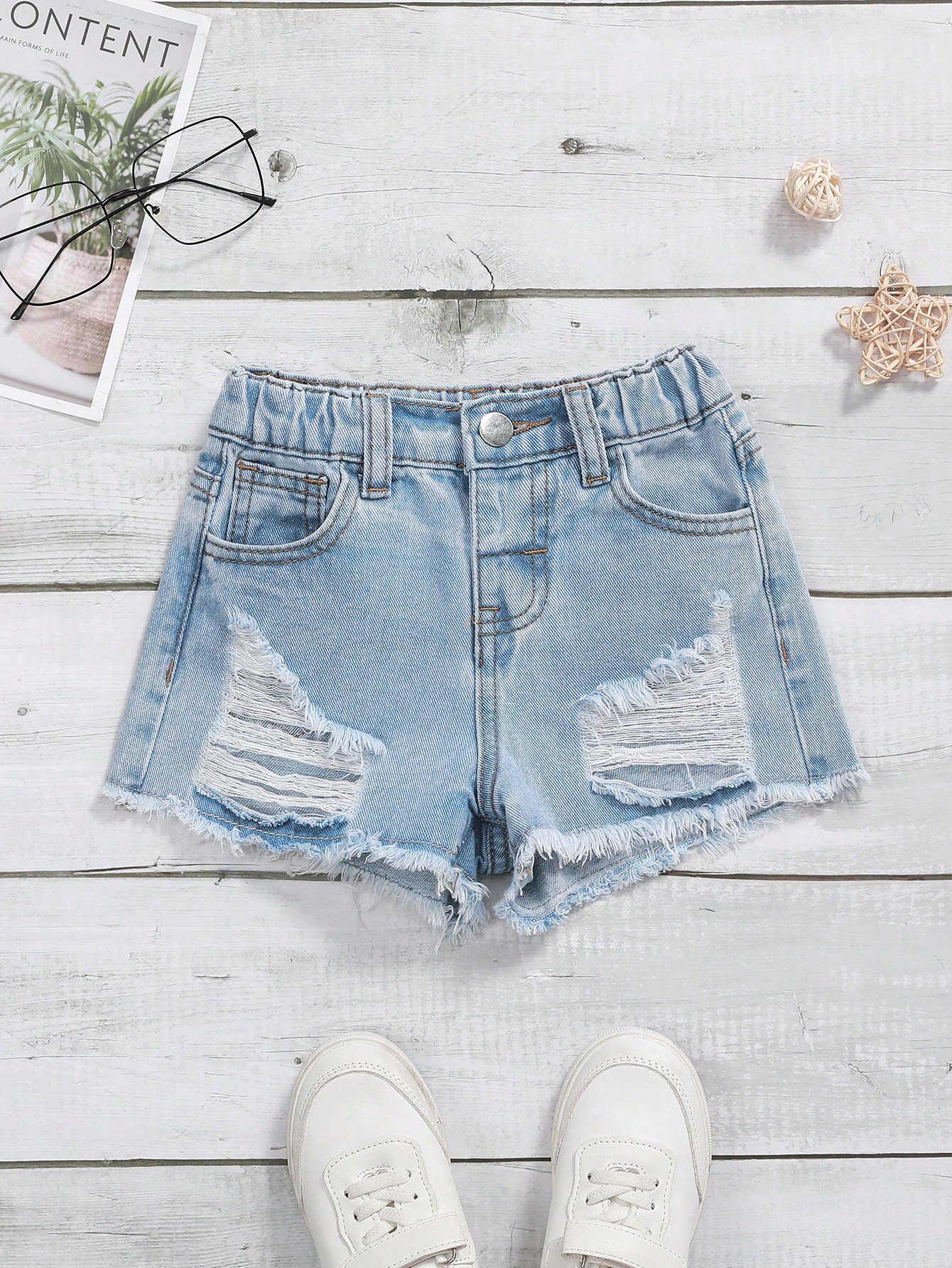 Young Girls Denim Shorts