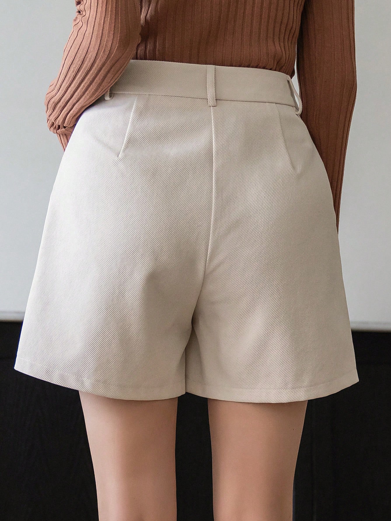 In Beige Women Shorts