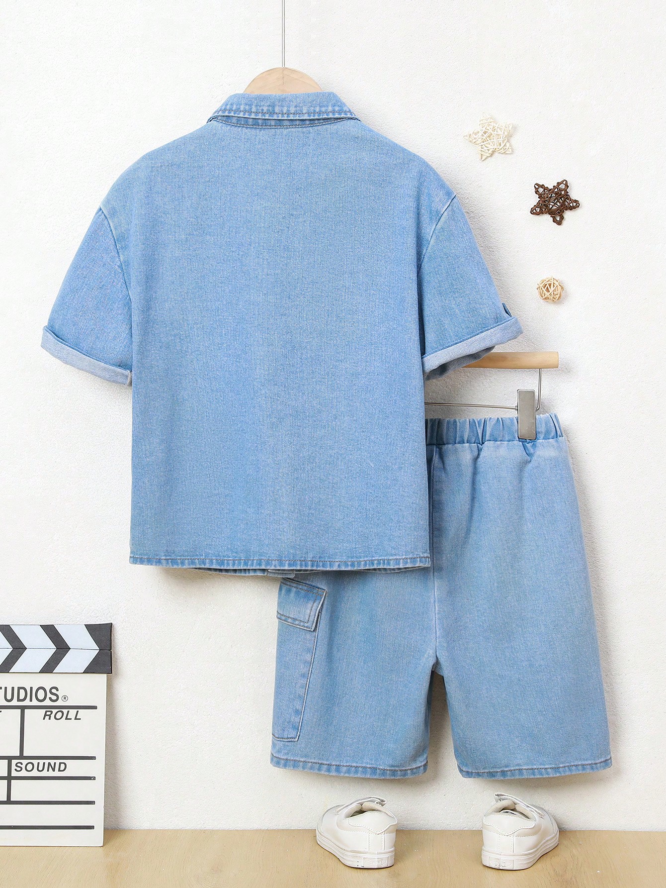 Tween Boys Denim Two-piece Outfits