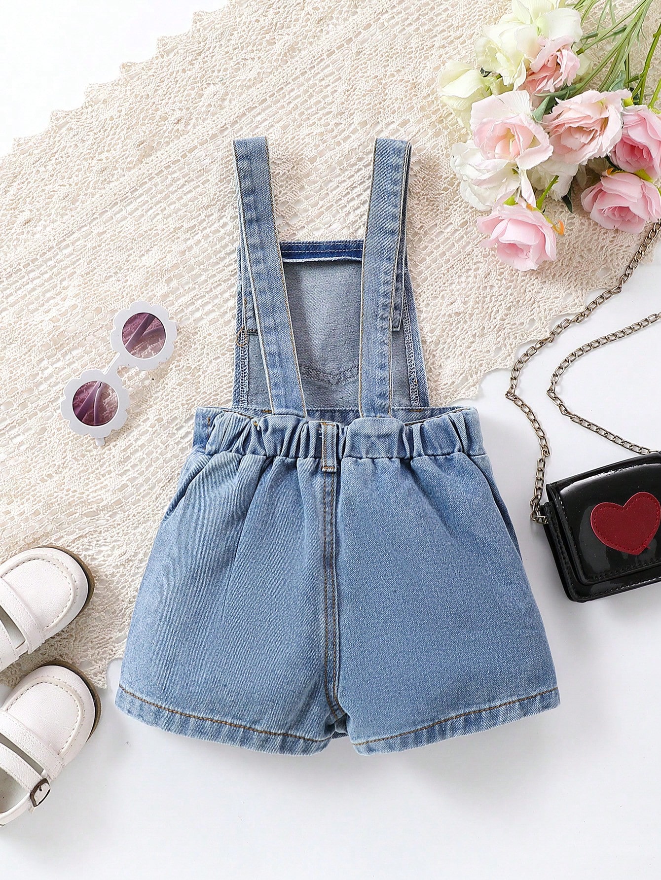 Young Girls Denim Overalls & Jumpsuits