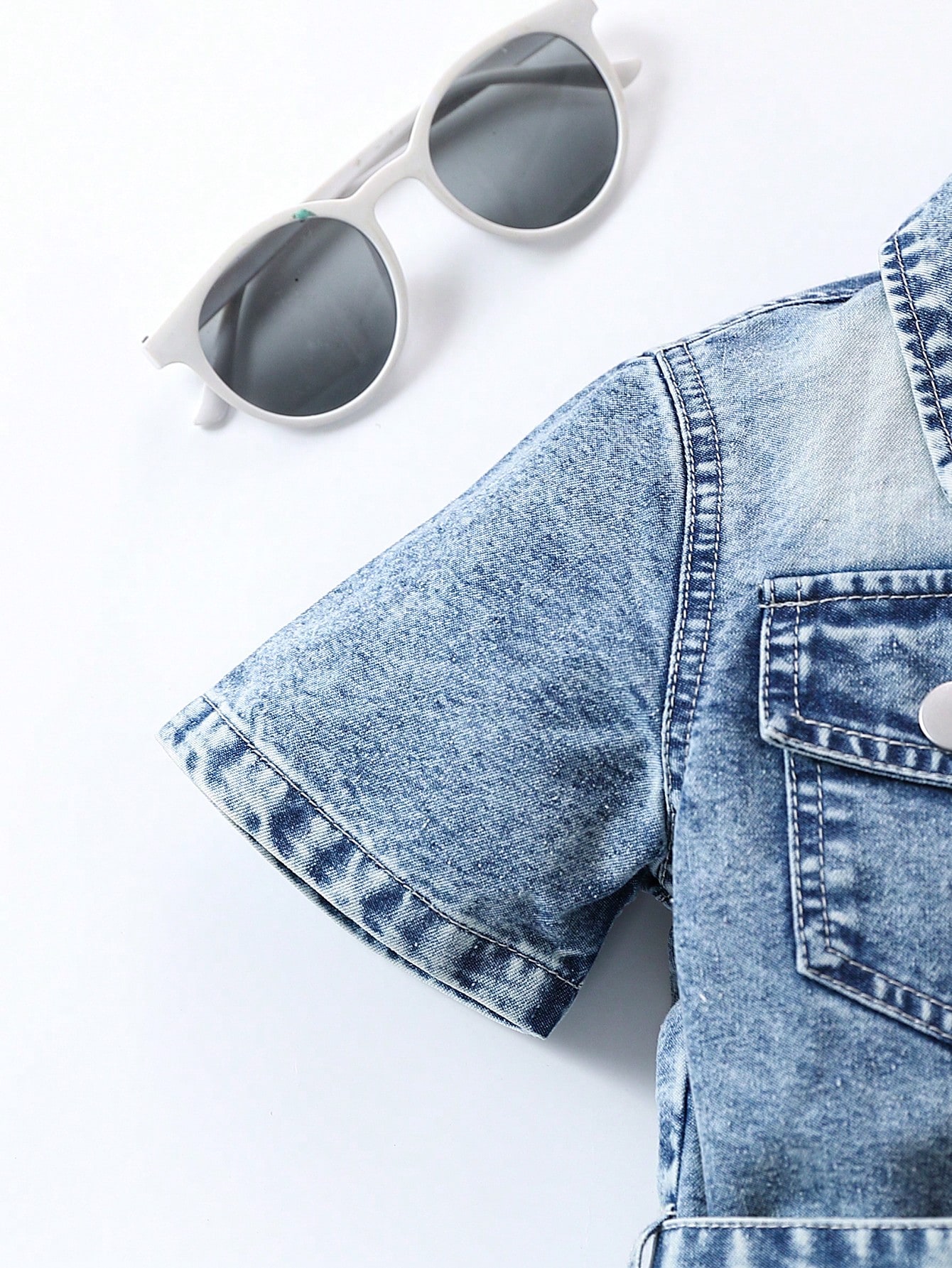 Young Girls Denim Overalls & Jumpsuits