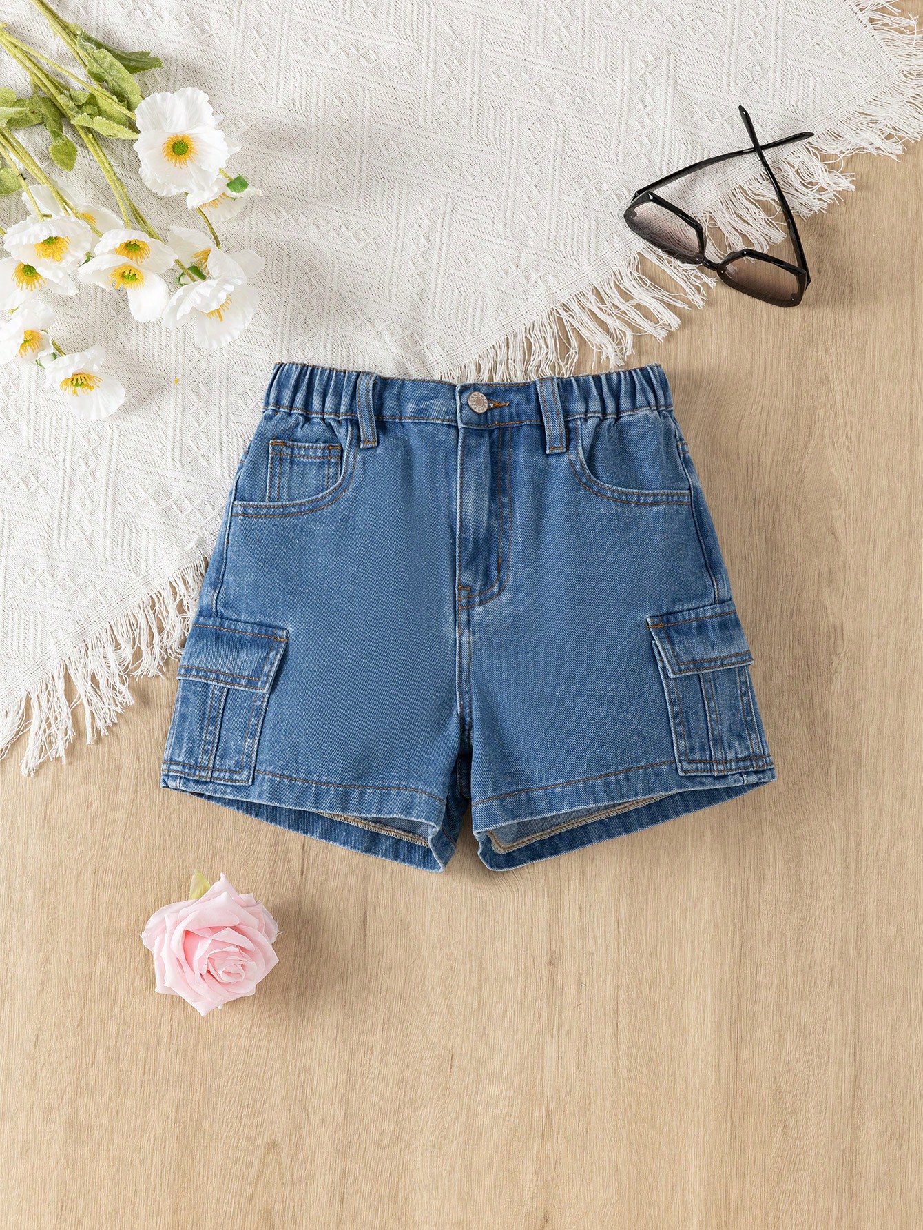 Tween Girls Denim Shorts