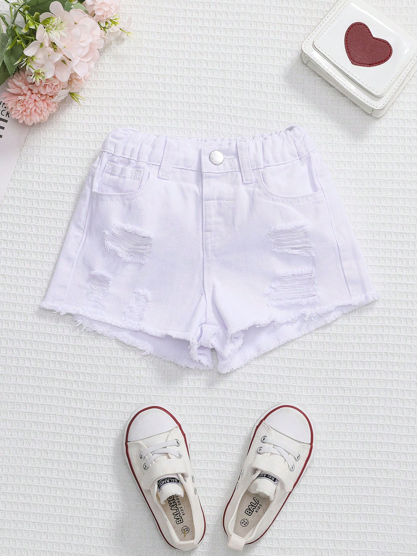 Young Girls Denim Shorts