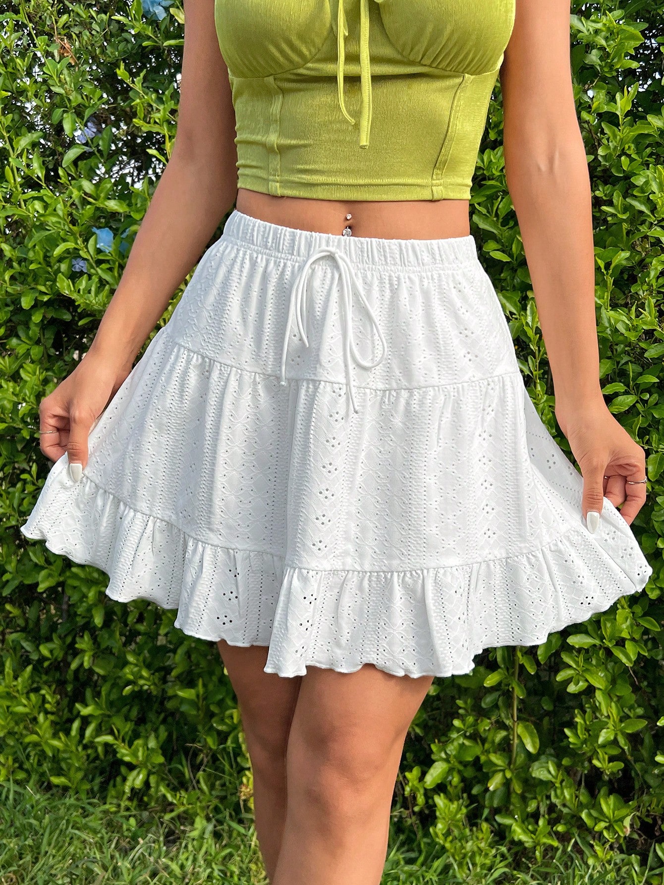 In White Women Skirts