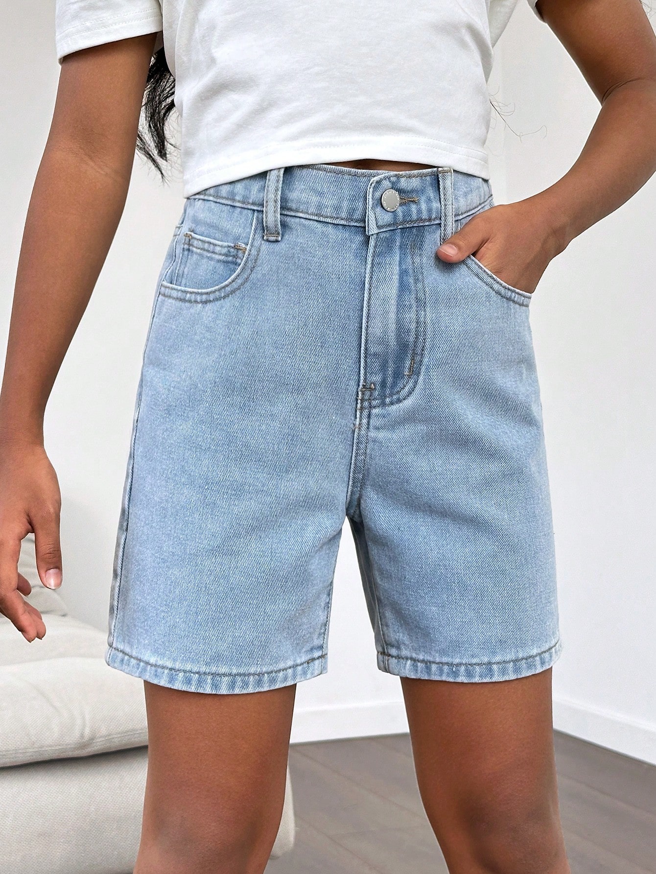 Tween Girls Denim Shorts