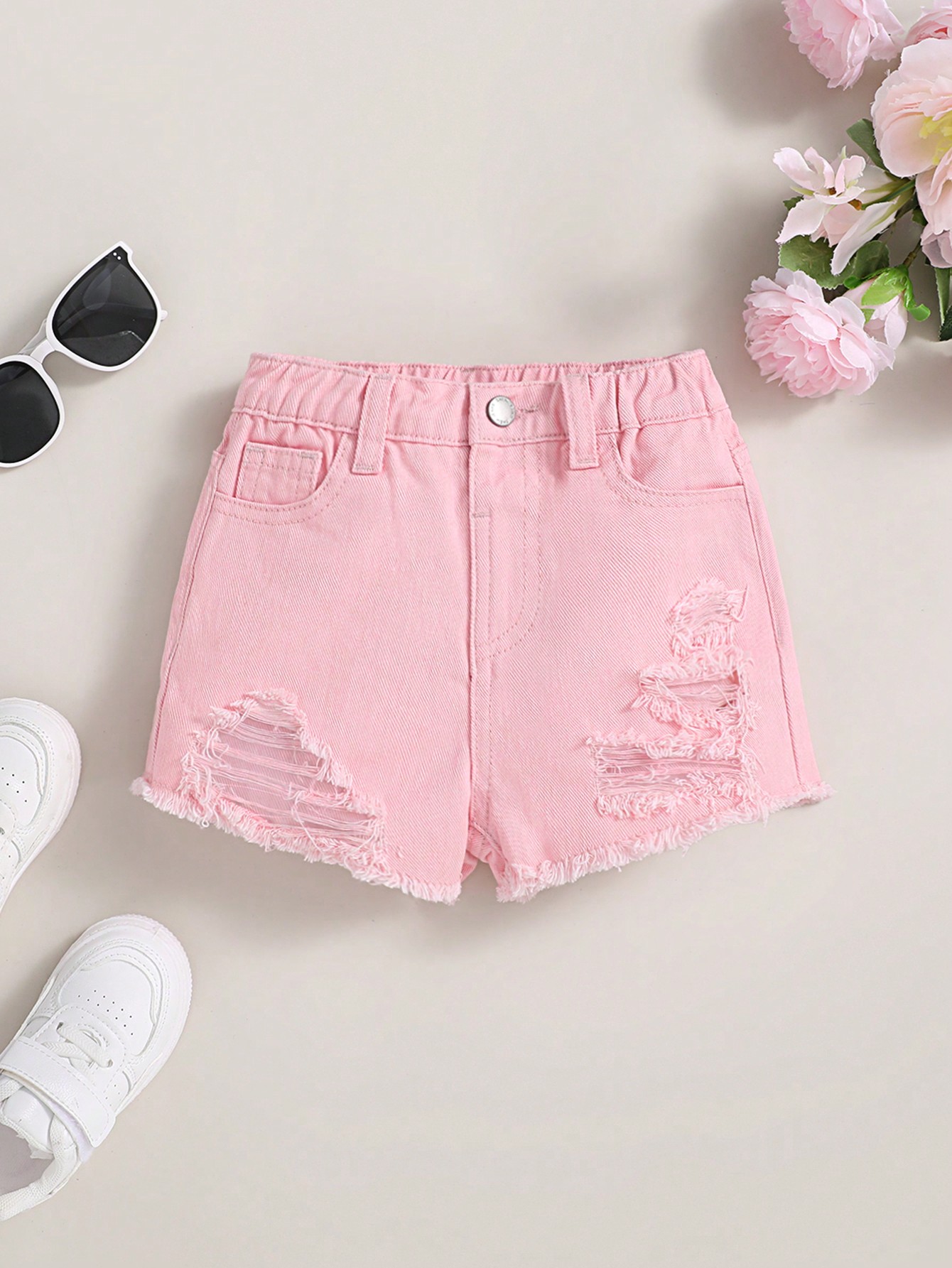 Young Girls Denim Shorts