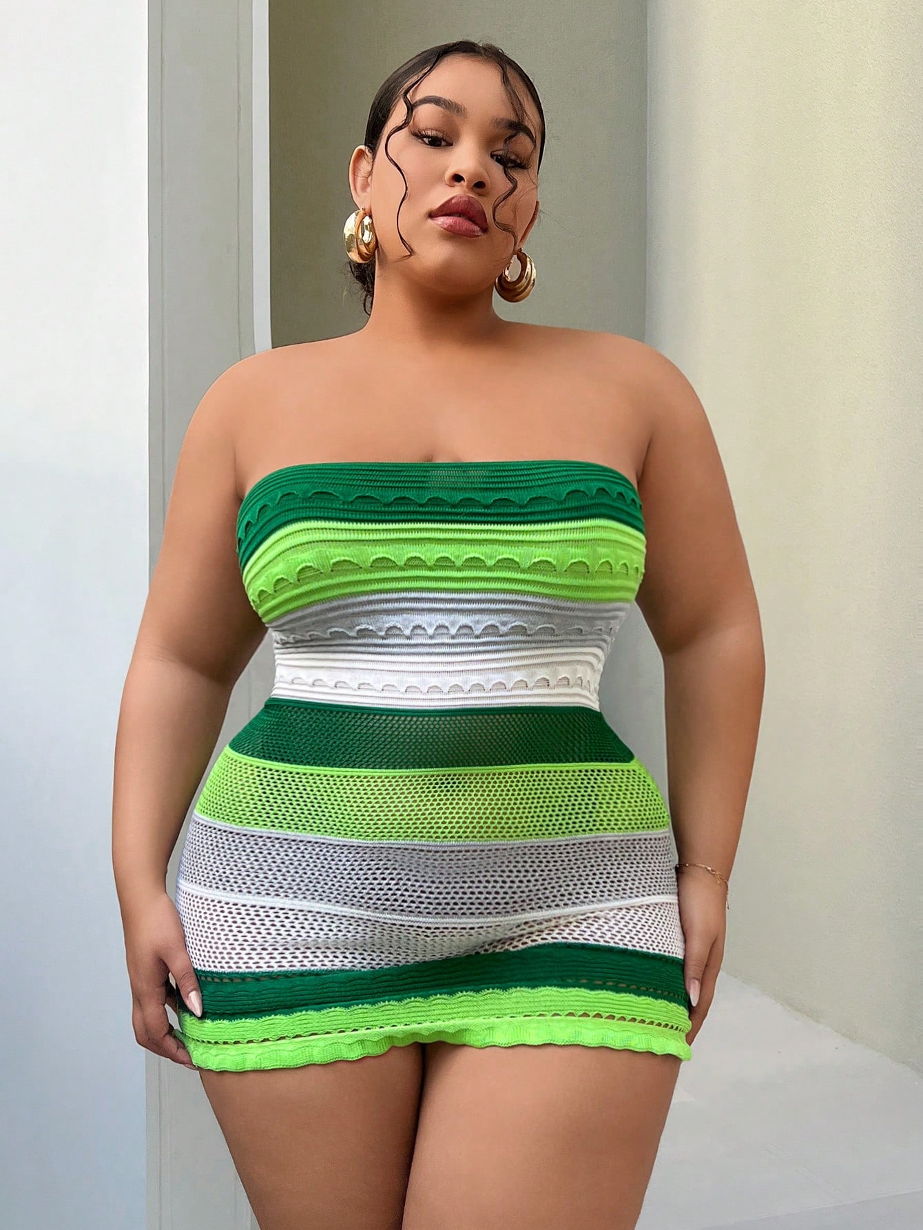 In Casual Plus Size Sweater Dresses