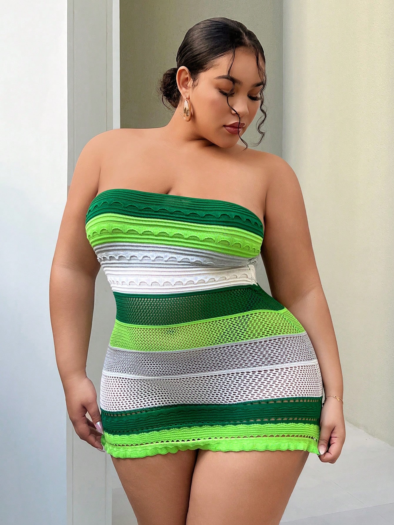 In Casual Plus Size Sweater Dresses