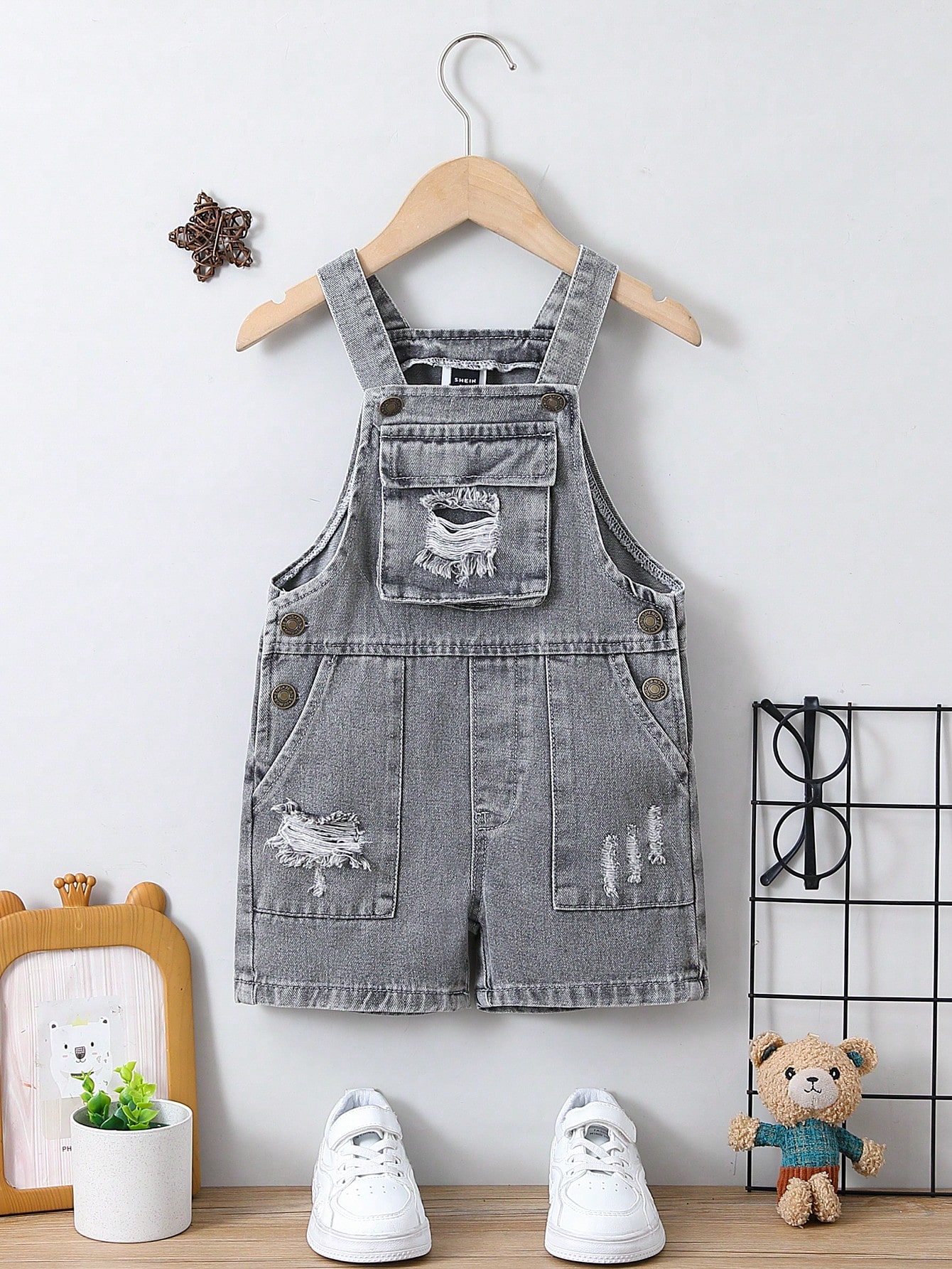 Young Boys Denim Overalls & Jumpsuits