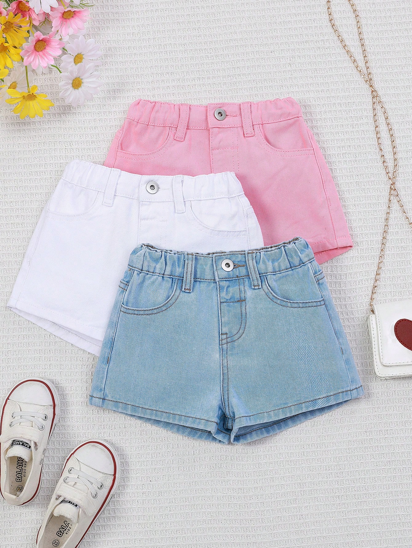 Young Girls Denim Shorts