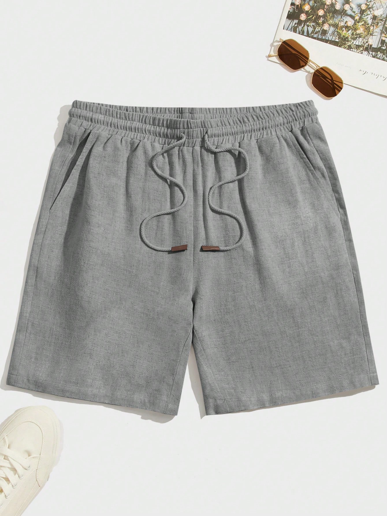 Men Linen Shorts