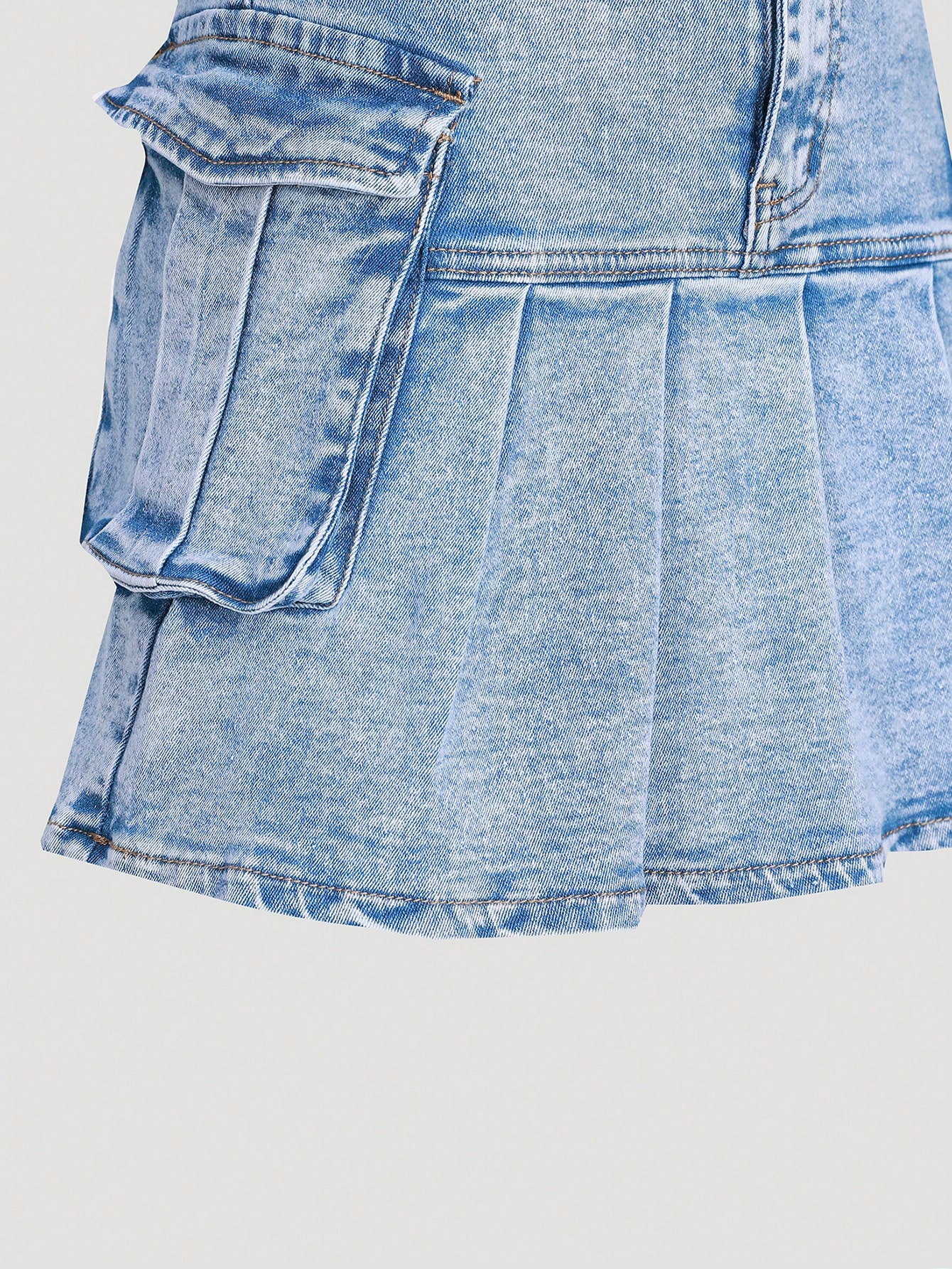 Tween Girls Denim Two-piece Outfits