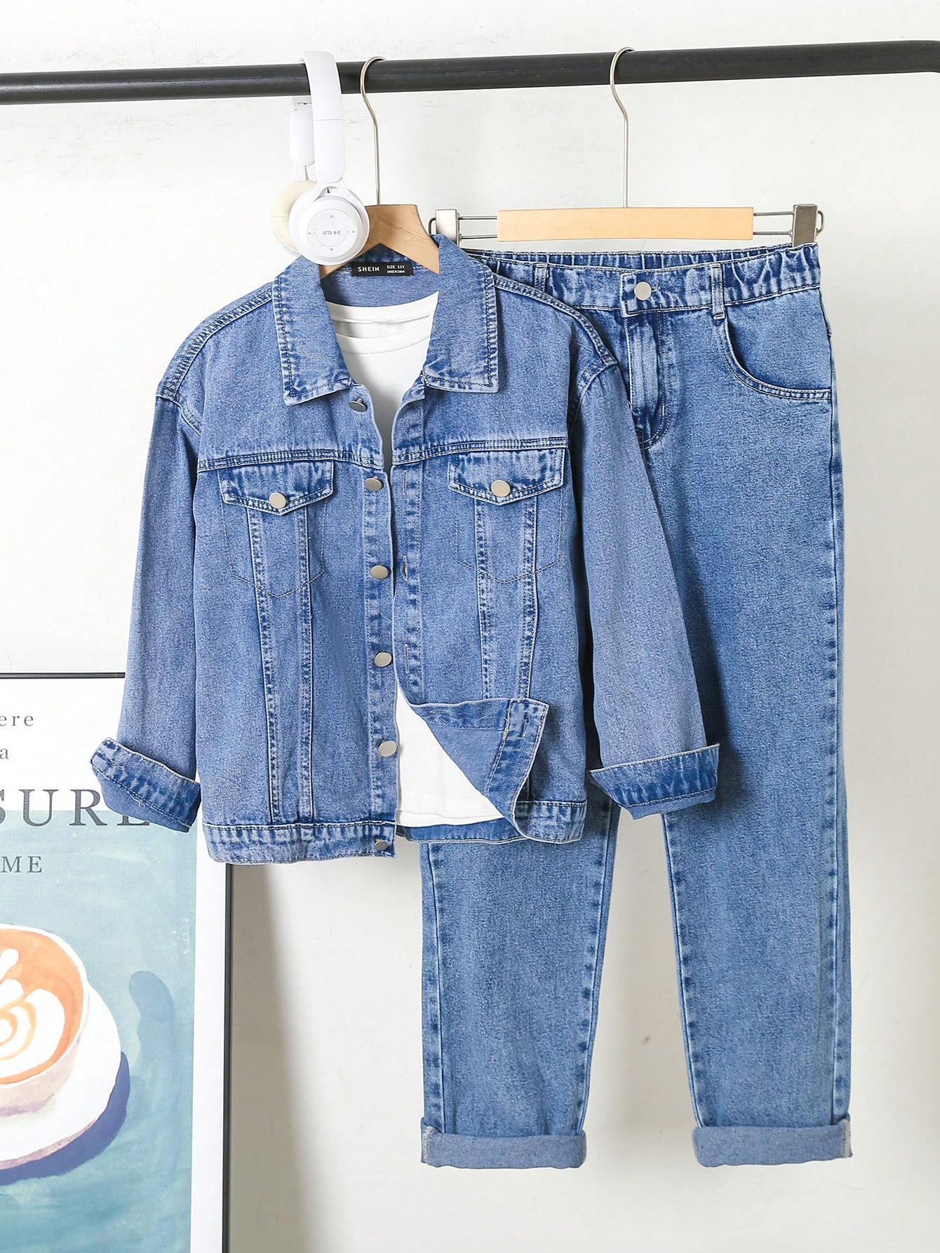 Tween Boys Denim Two-piece Outfits