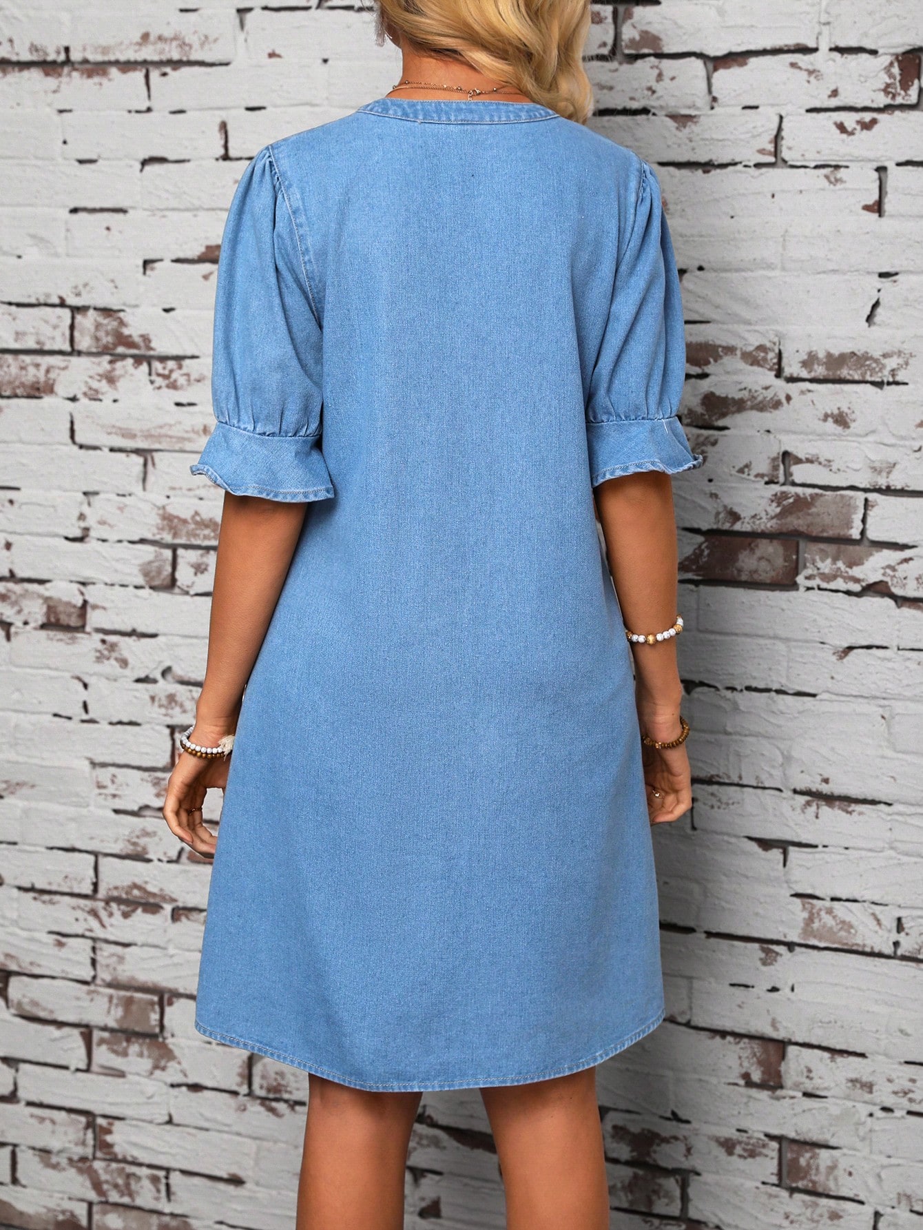 In Blue Women Denim Dresses