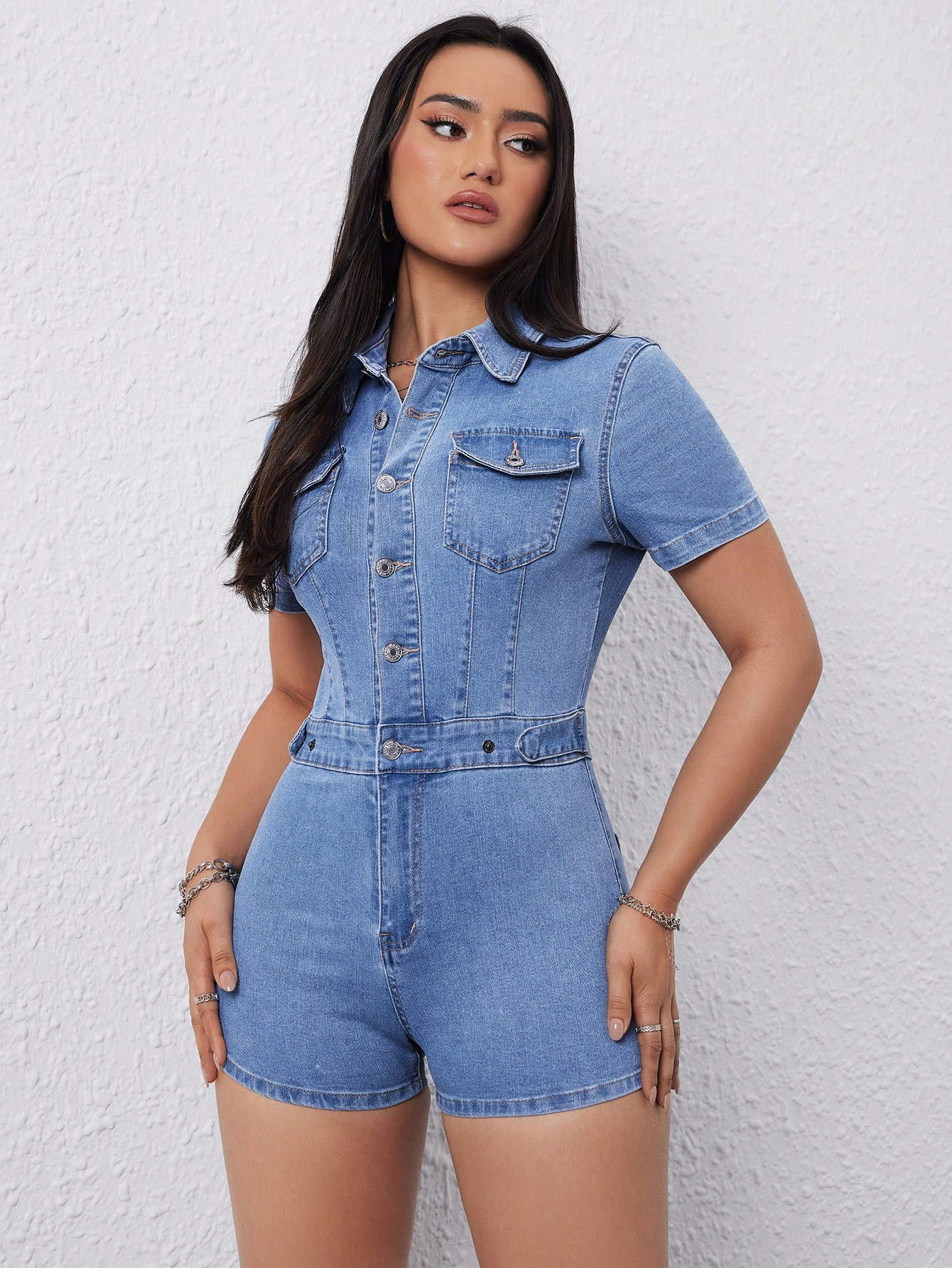 Women Denim Overalls & Jumpsuits