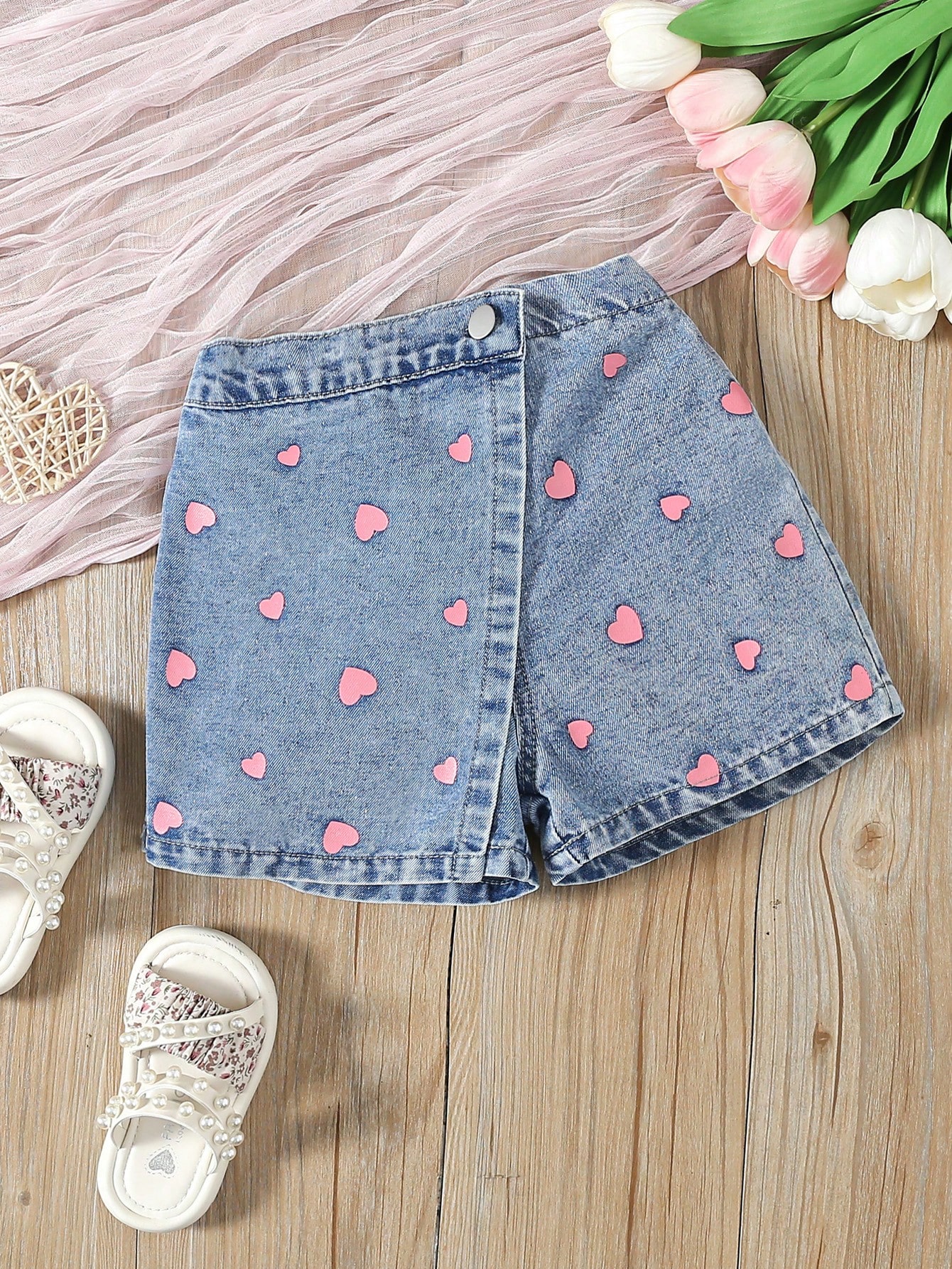 Young Girls Denim Shorts