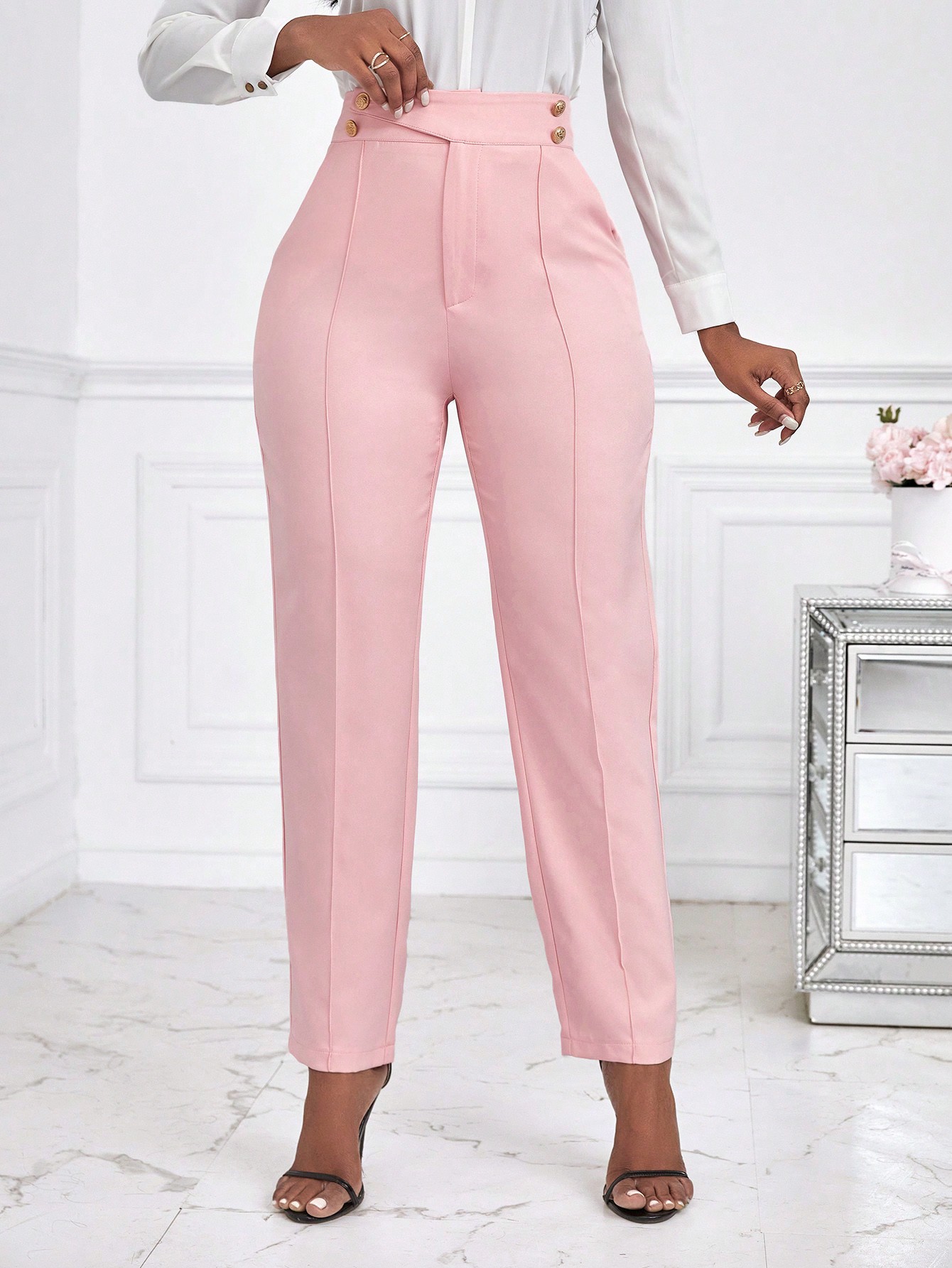 In Pink Women Suits