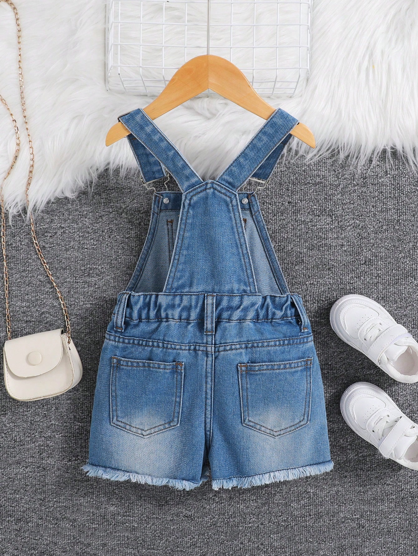 Young Girls Denim Overalls & Jumpsuits