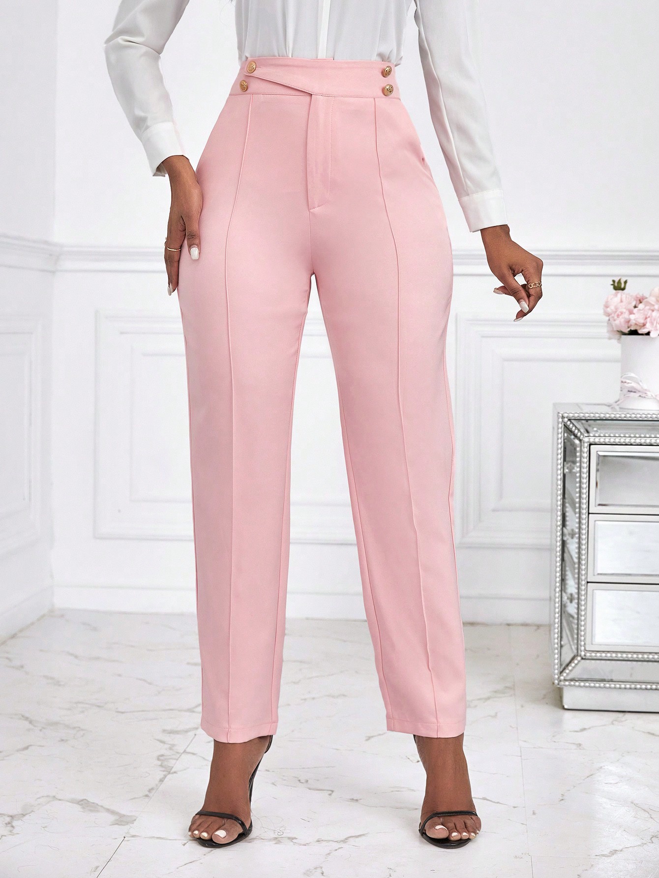 In Pink Women Suits