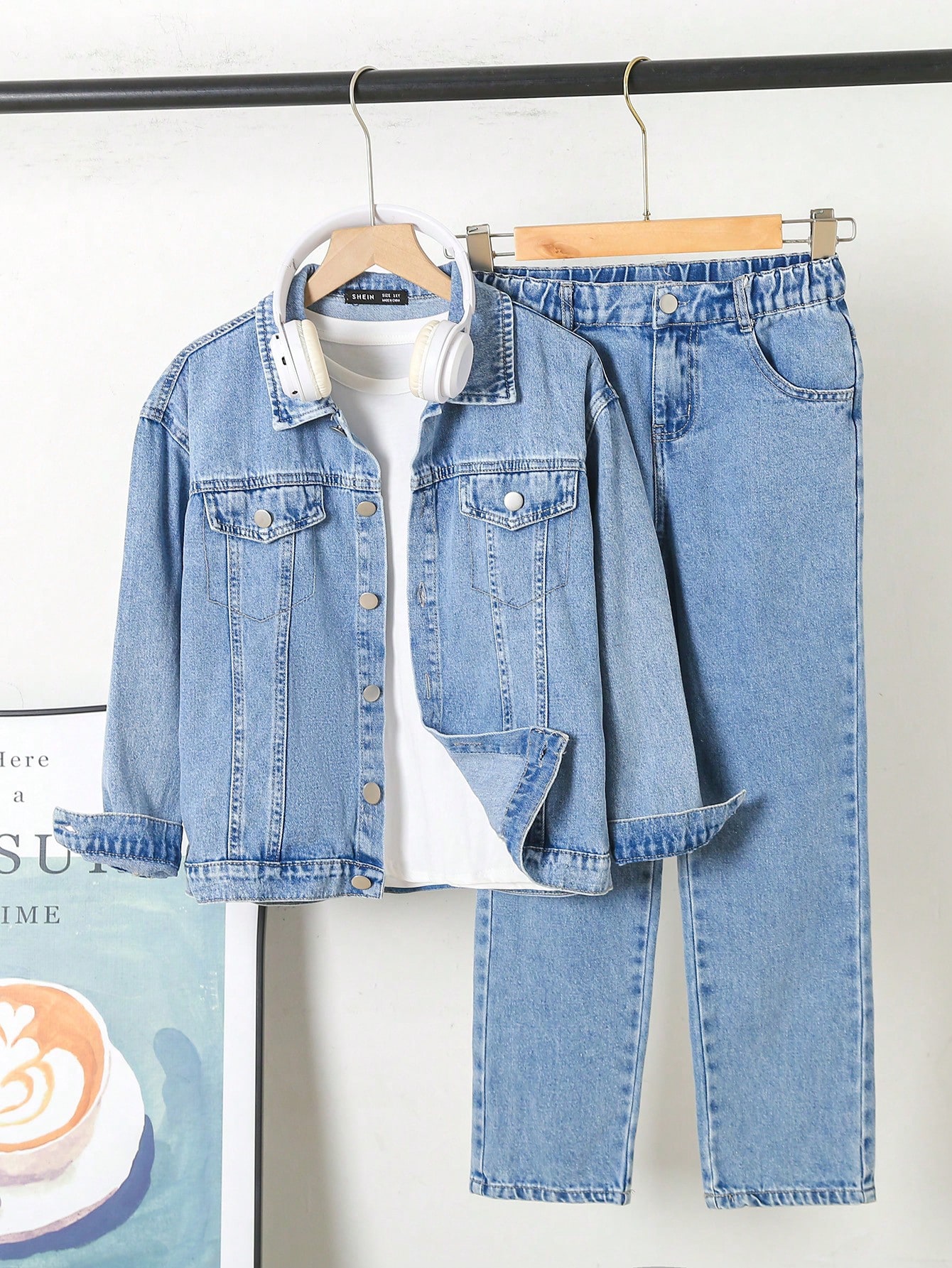 Tween Boys Denim Two-piece Outfits