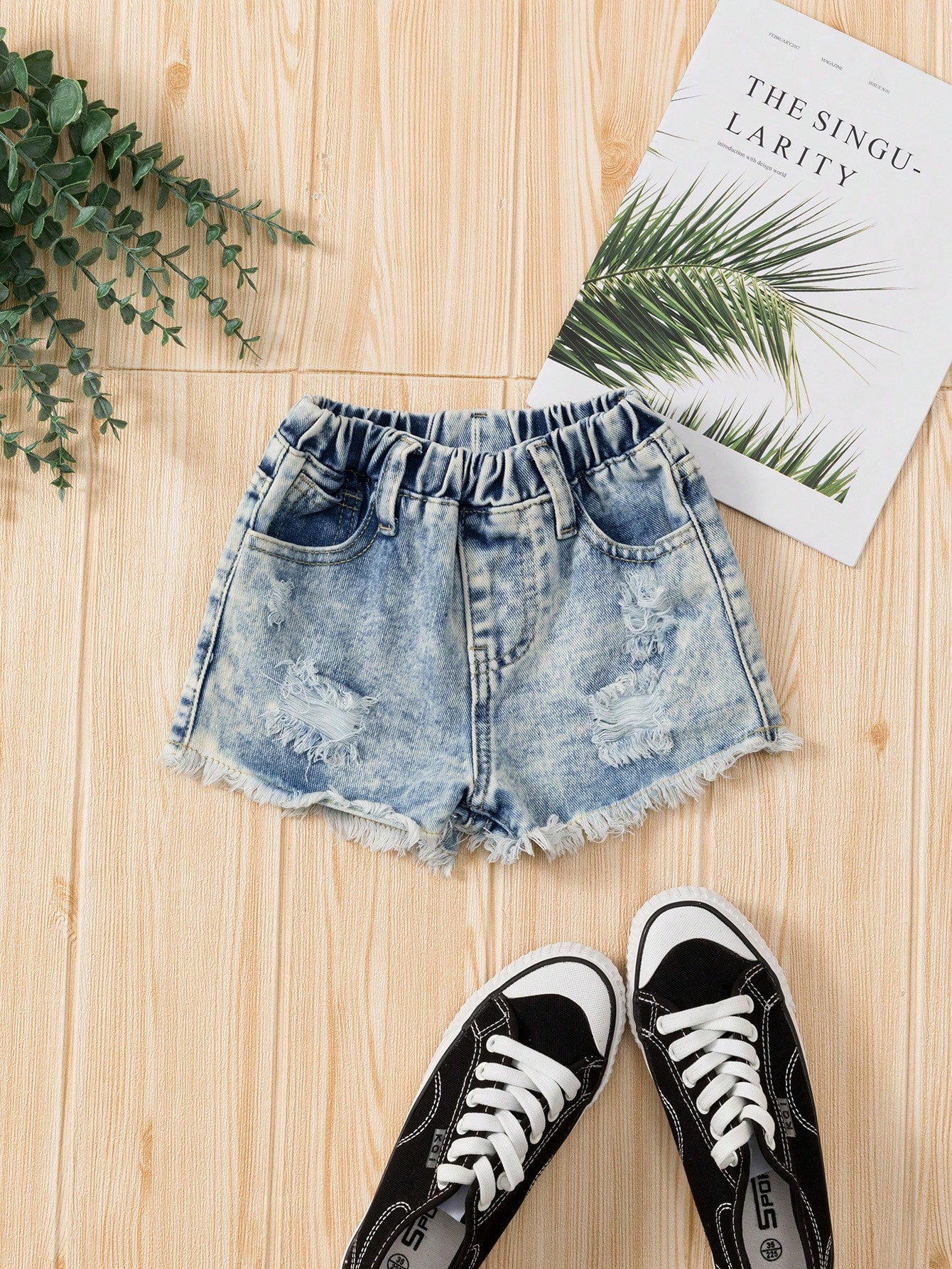 Young Girls Denim Shorts