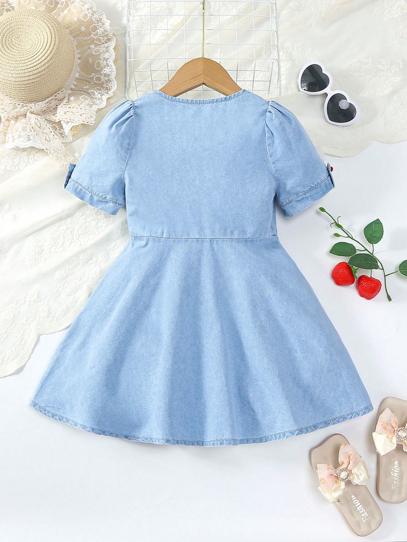 Young Girls Denim Dresses