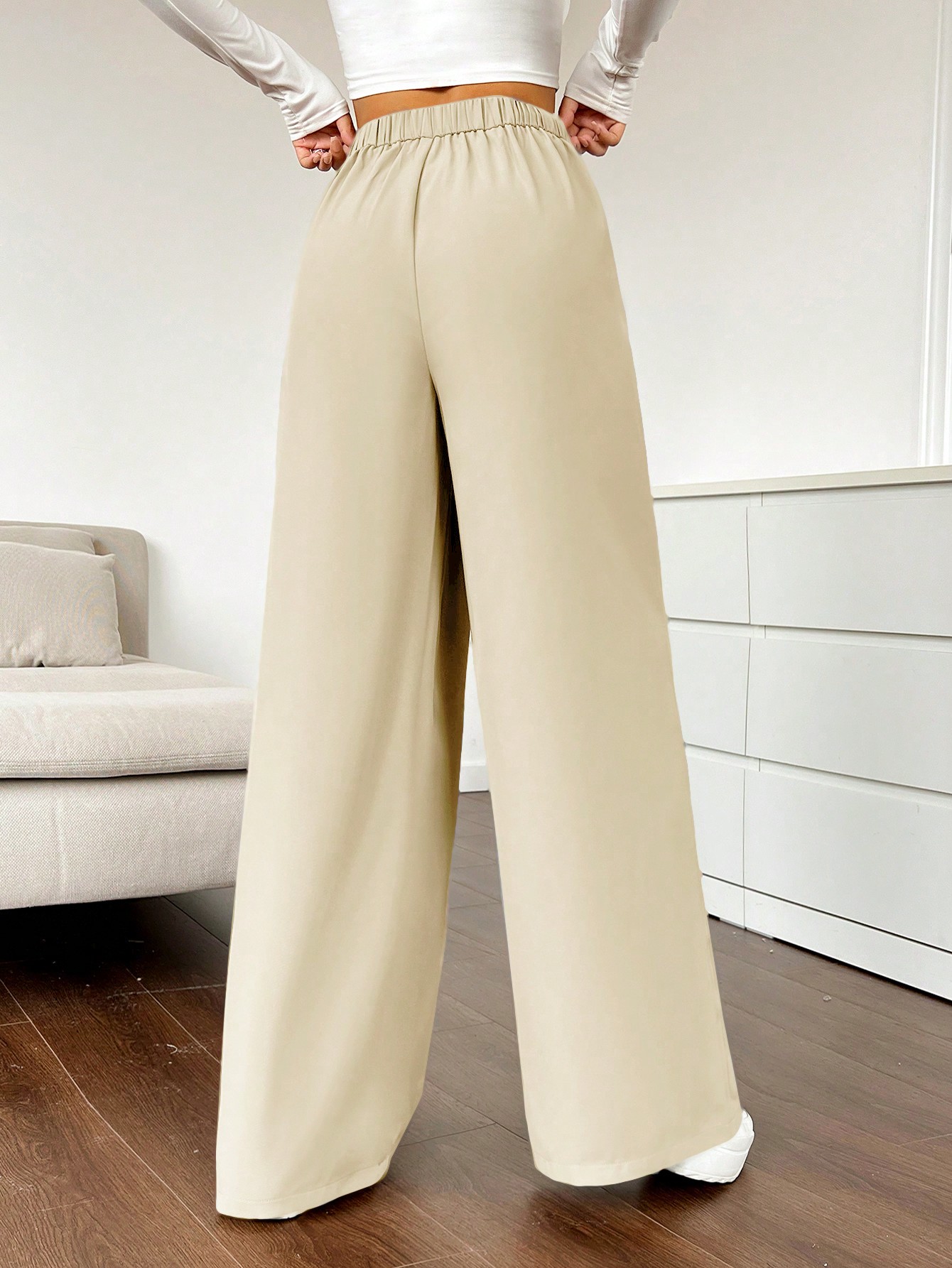 In Beige Women Pants