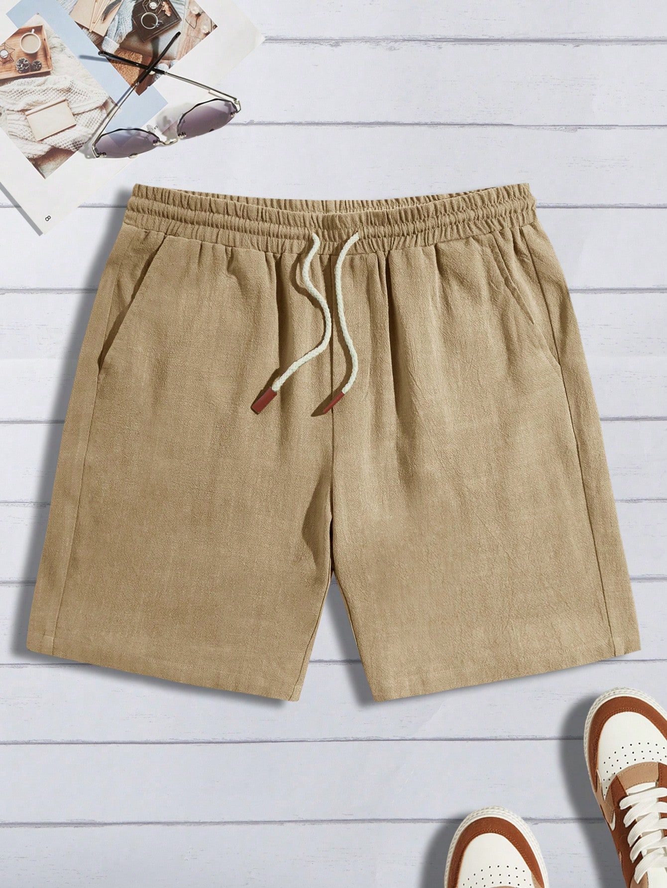 Men Linen Shorts