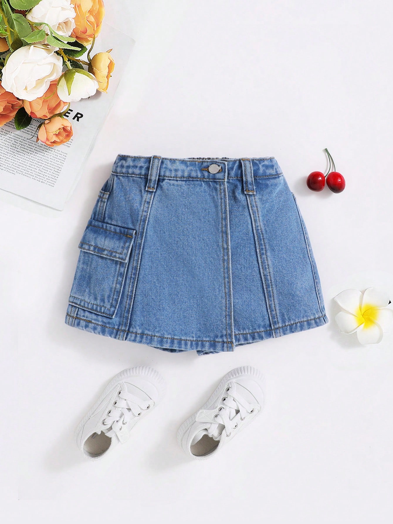 Young Girls Denim Shorts