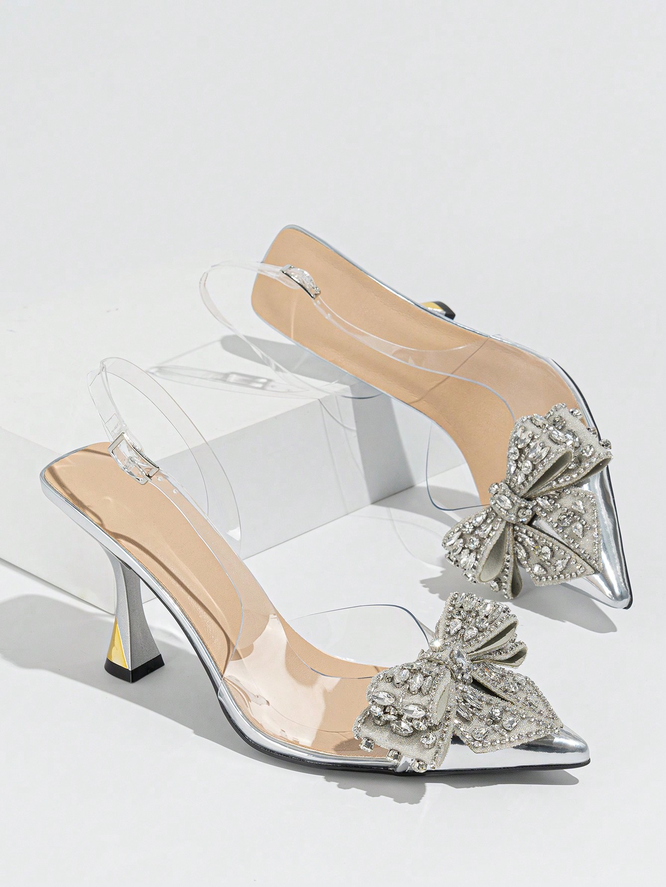 In Silver Women Pumps