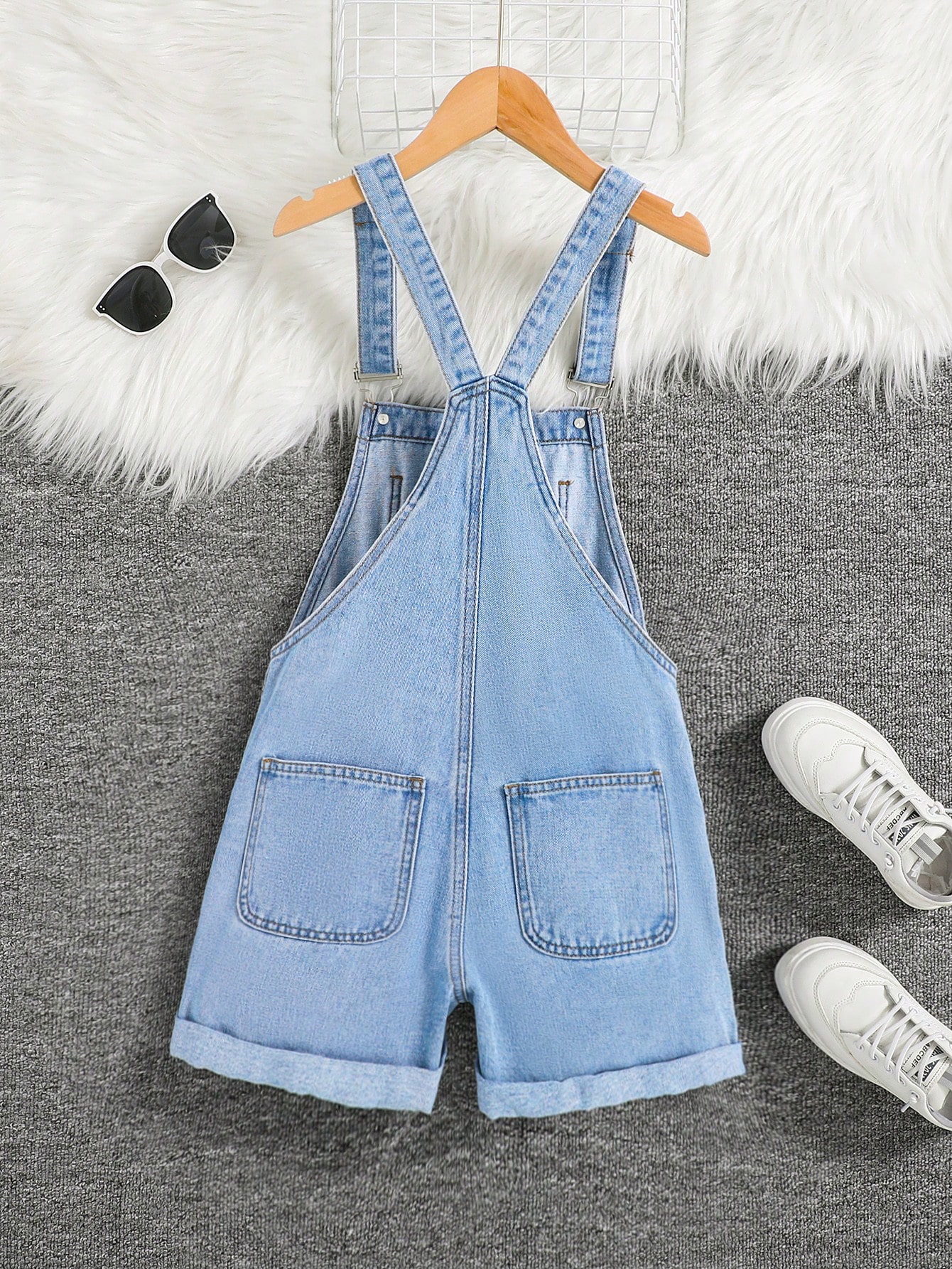 Teen Girls Denim Overalls & Jumpsuits