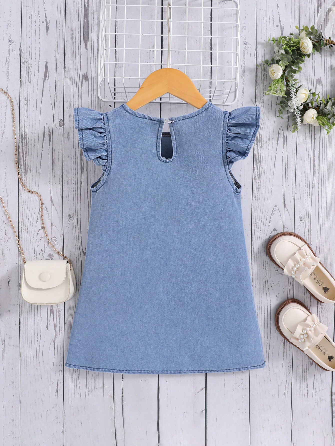 Young Girls Denim Dresses