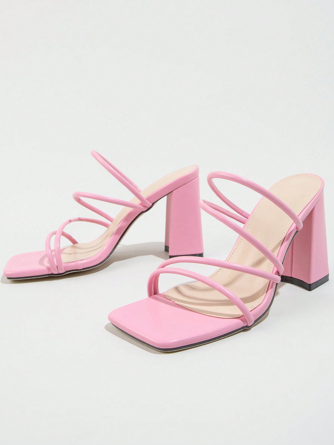 In Pink Women Heeled Sandals