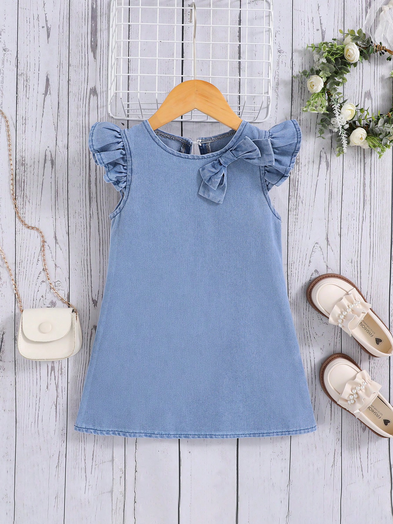 Young Girls Denim Dresses