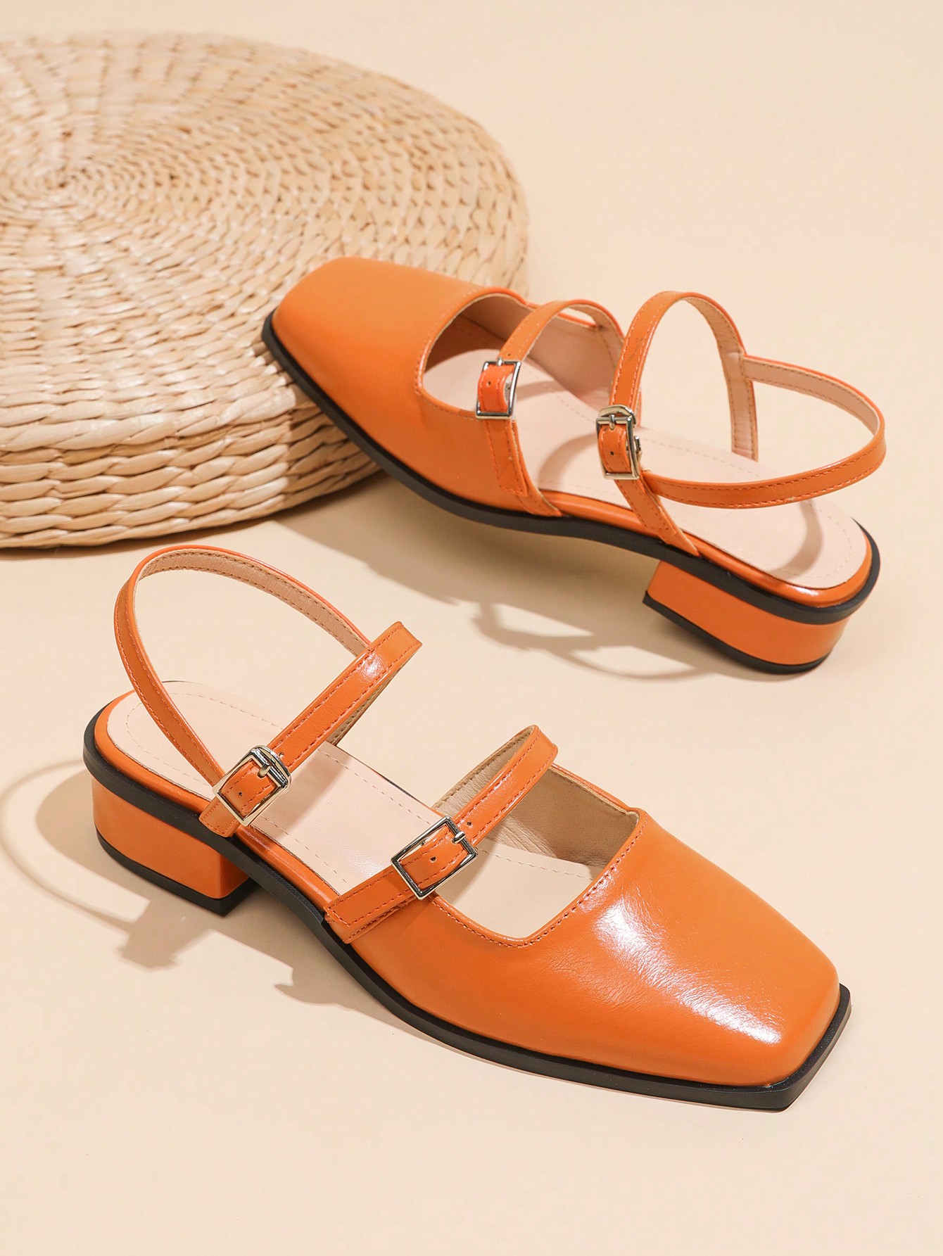 In Orange Women Pumps