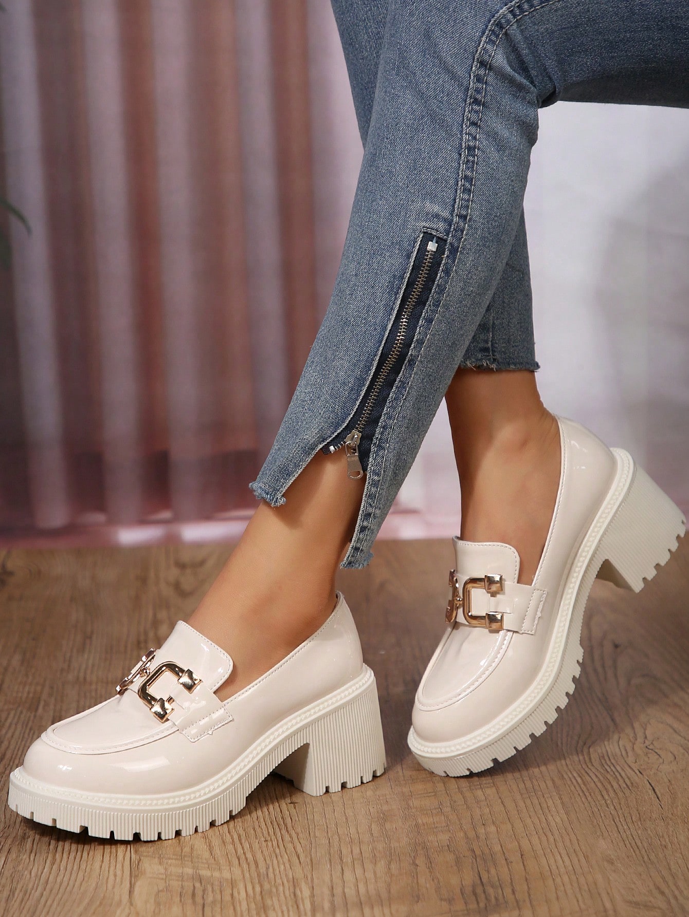 In Beige Women Wedges & Flatform