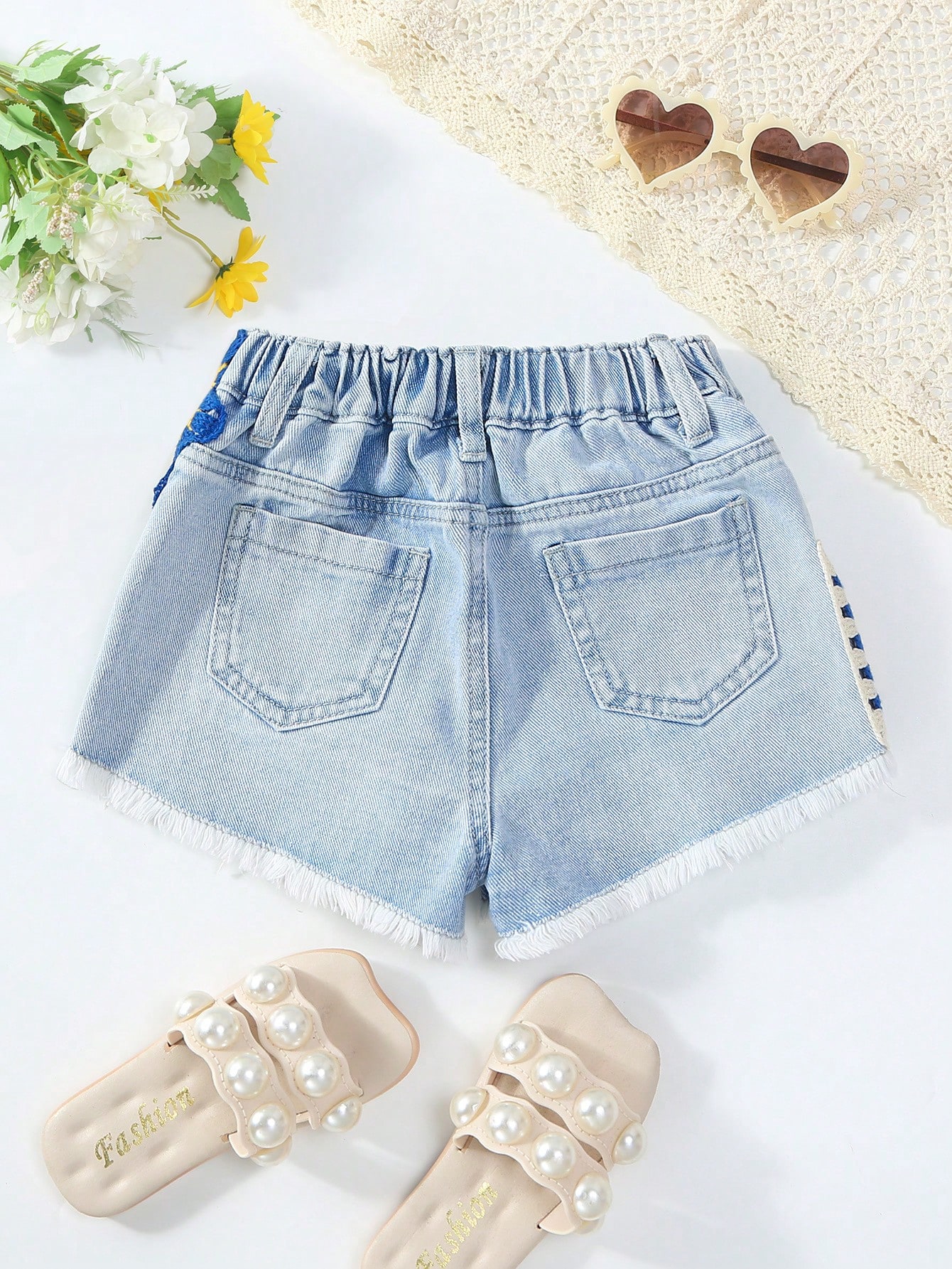 Young Girls Denim Shorts