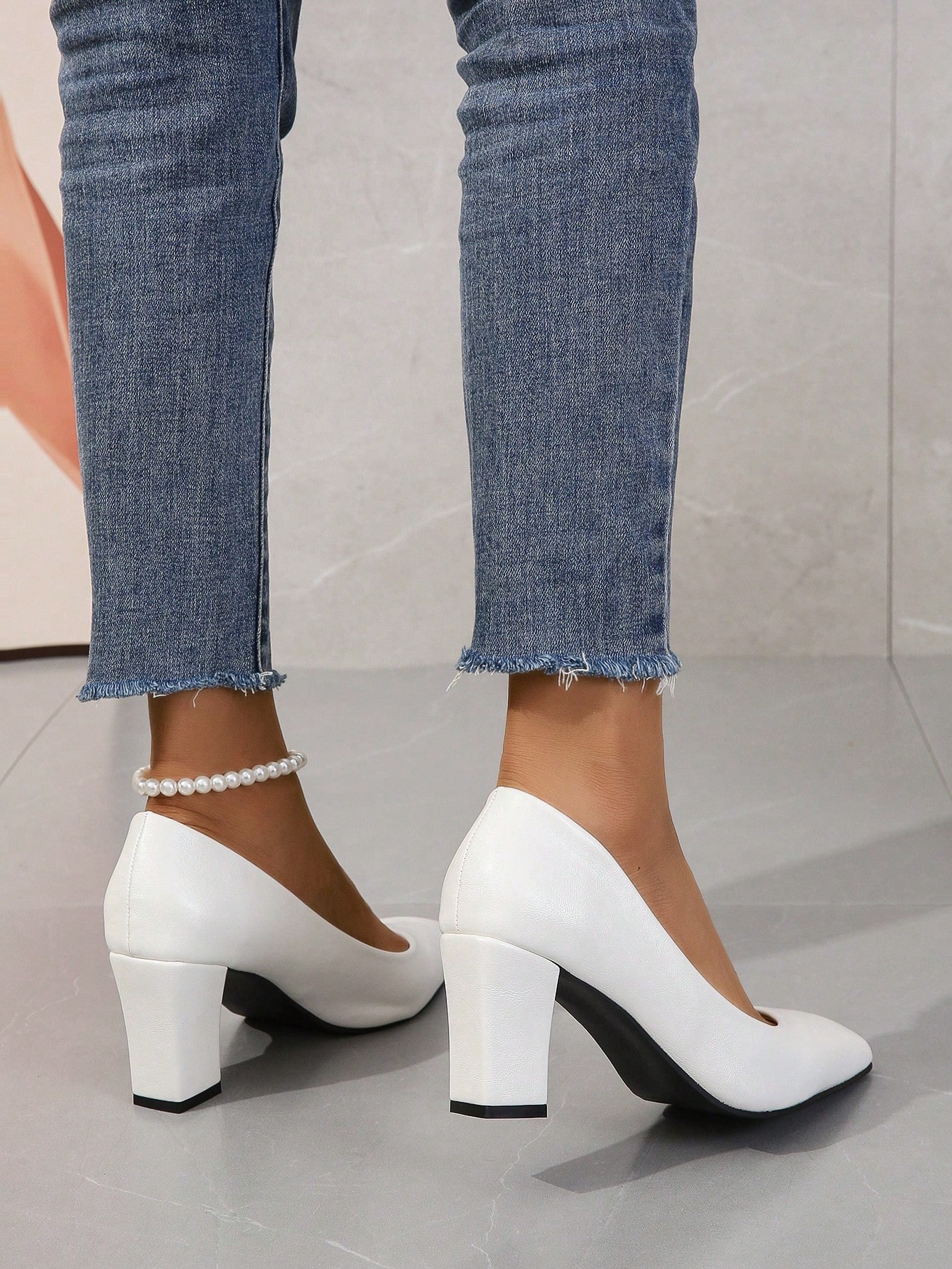 In White Women Pumps