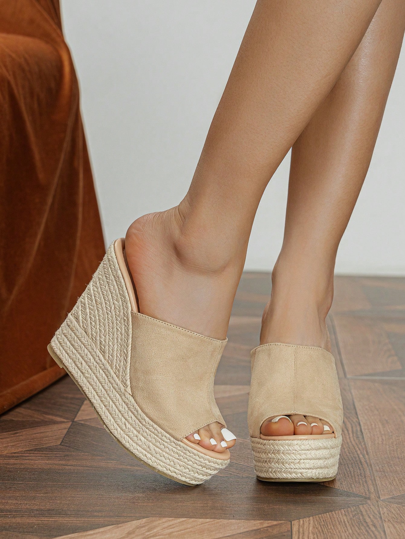 In Beige Women Platforms & Wedge Sandals