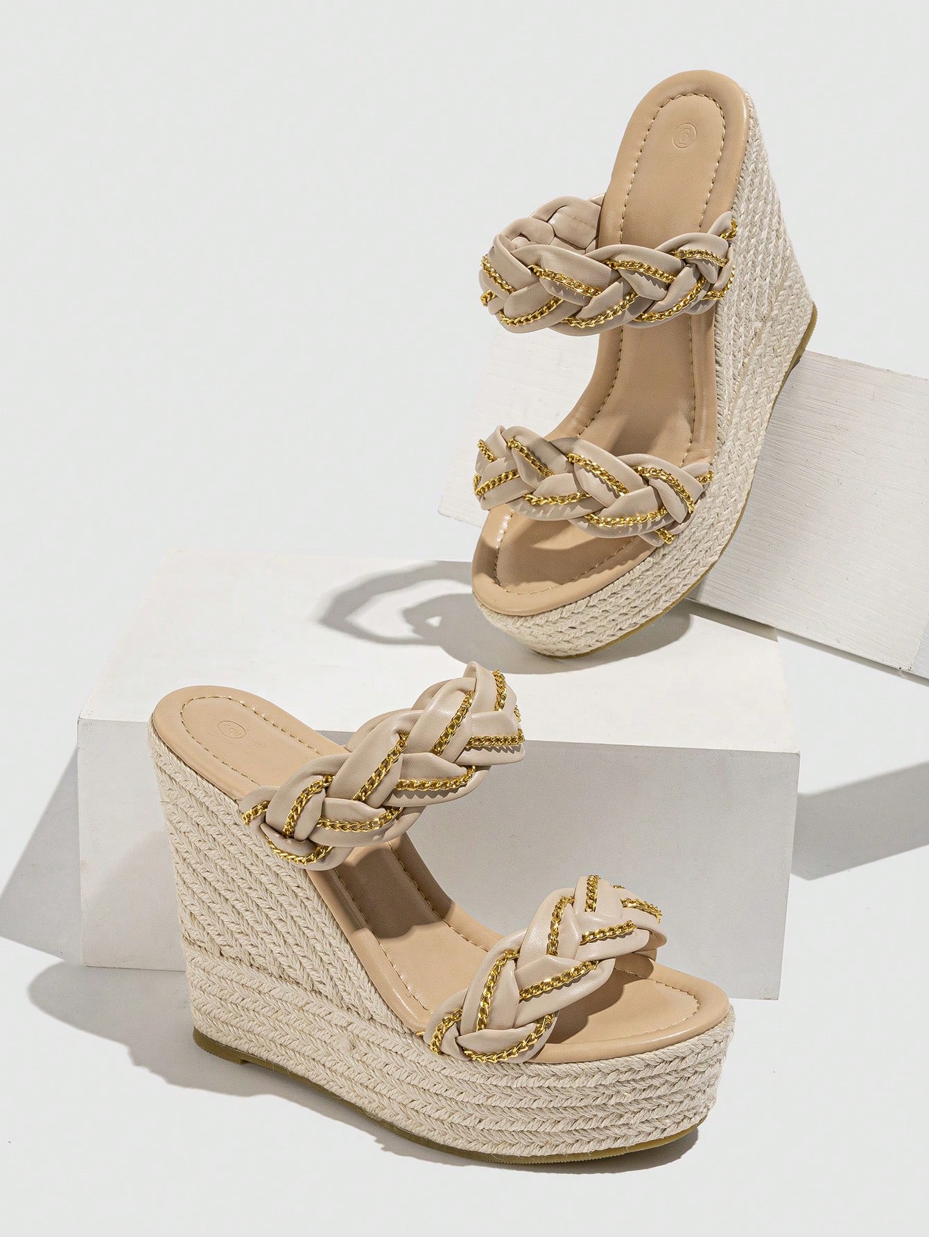 In Beige Women Platforms & Wedge Sandals