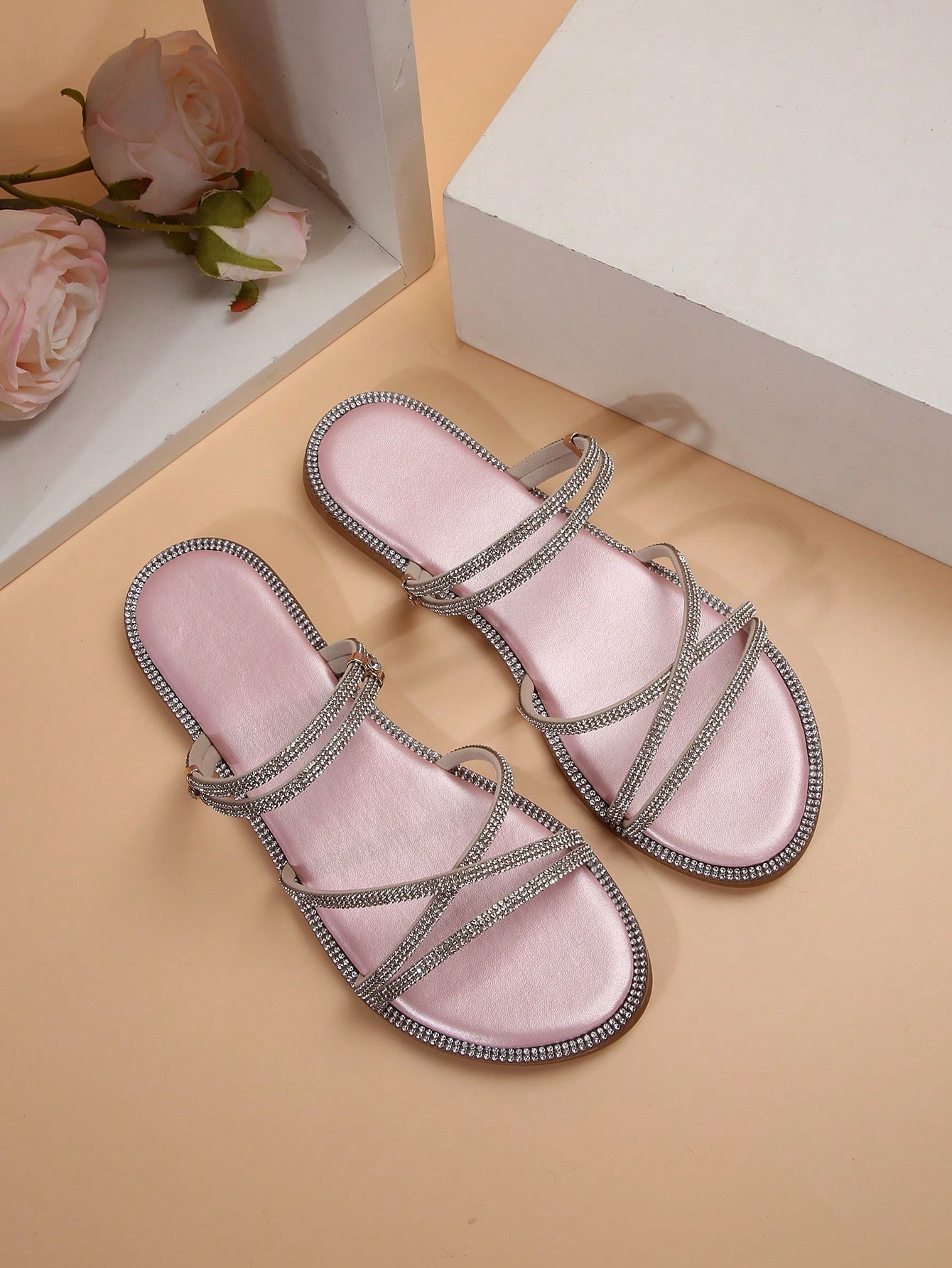 In Pink Women Flat Sandals