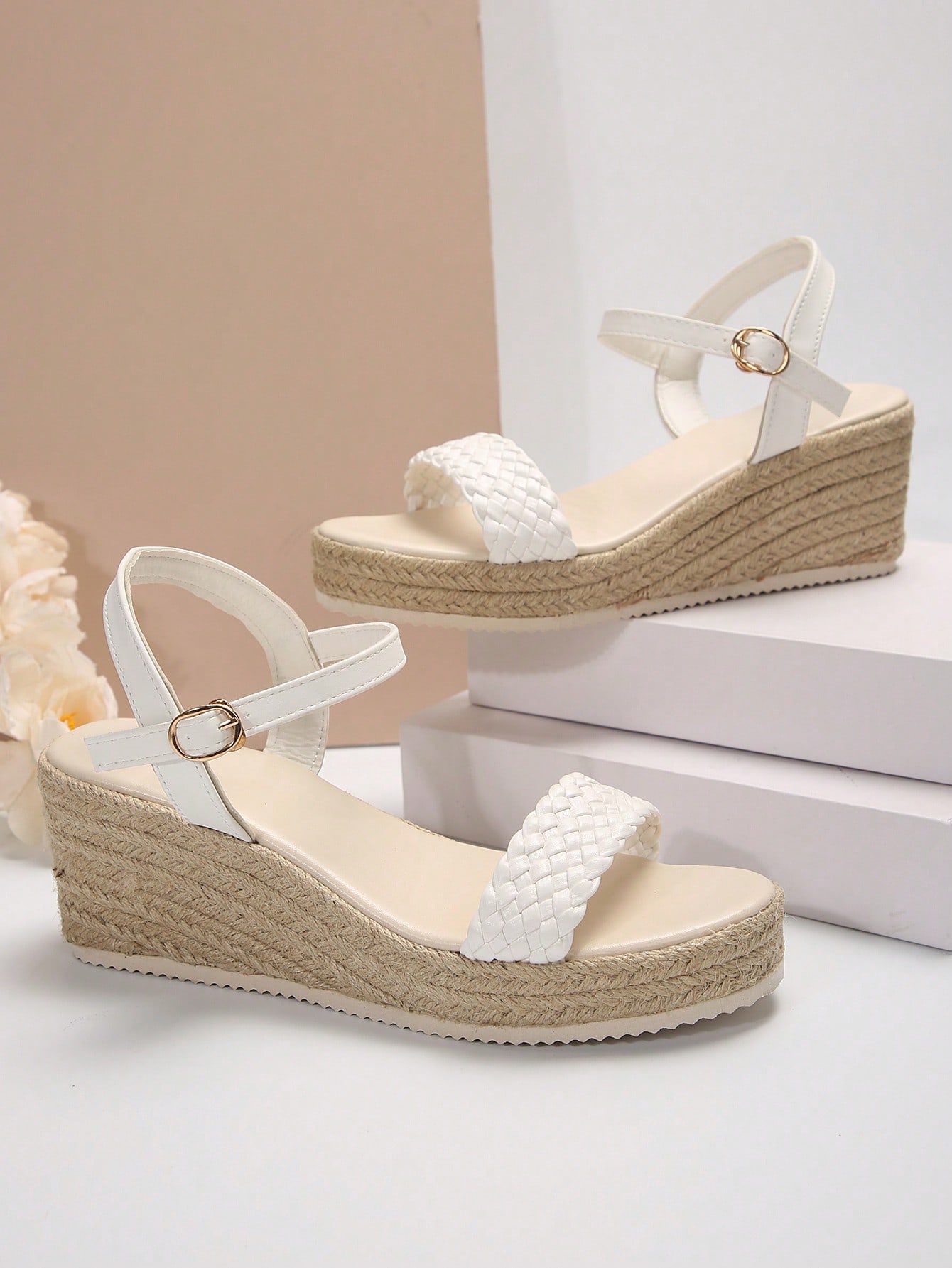 In White Women Platforms & Wedge Sandals