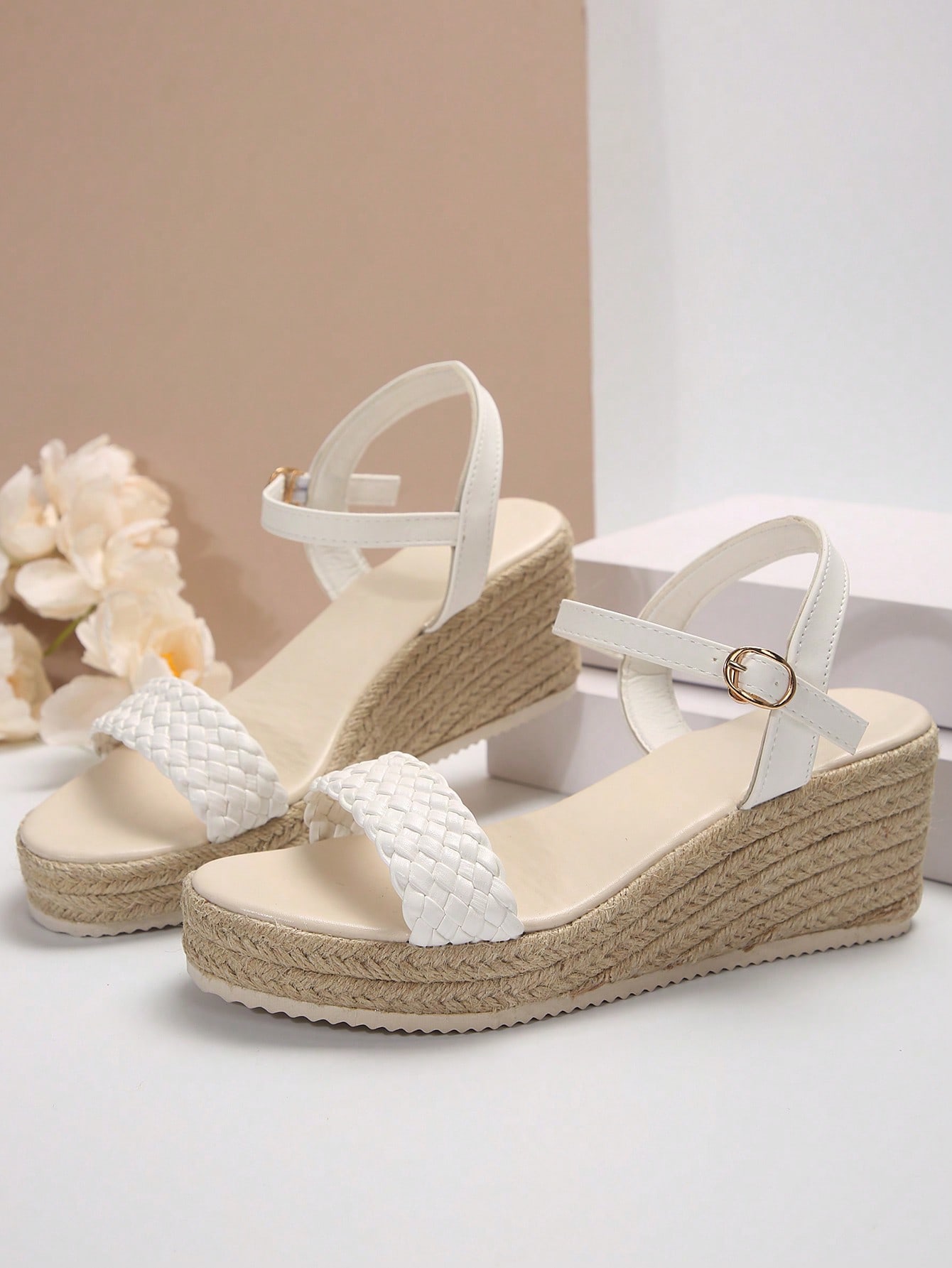 In White Women Platforms & Wedge Sandals