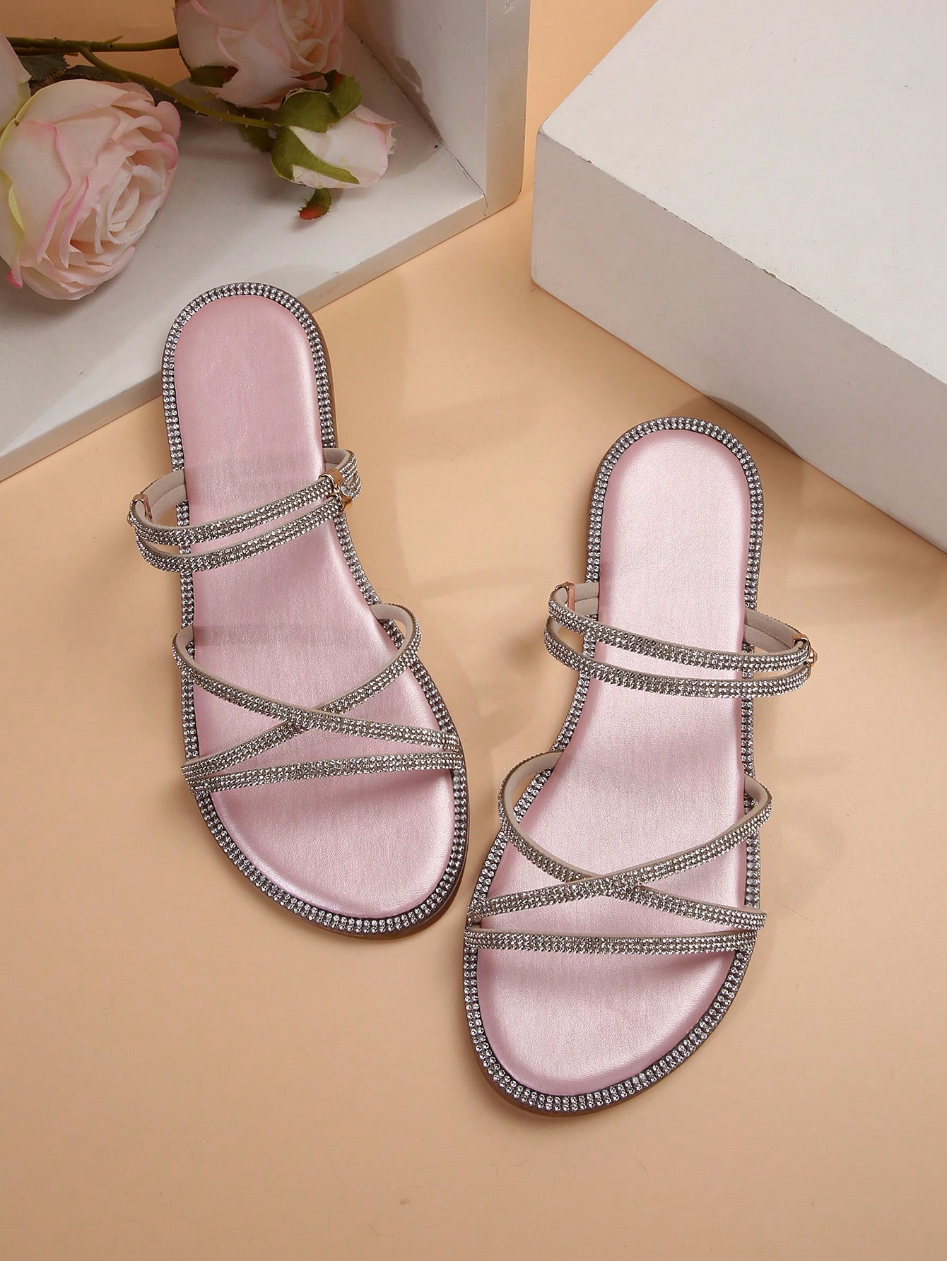 In Pink Women Flat Sandals