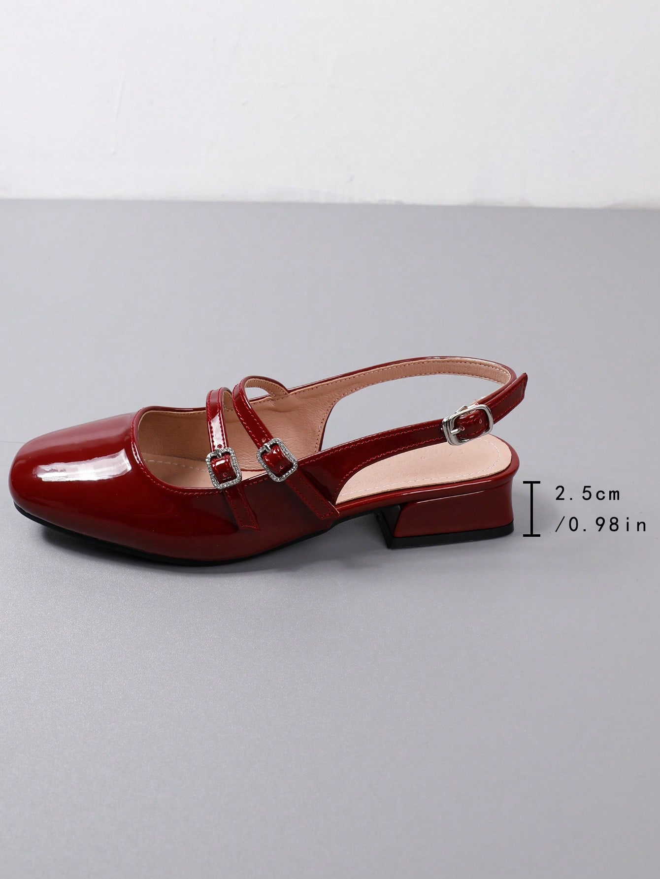 In Burgundy Women Flats