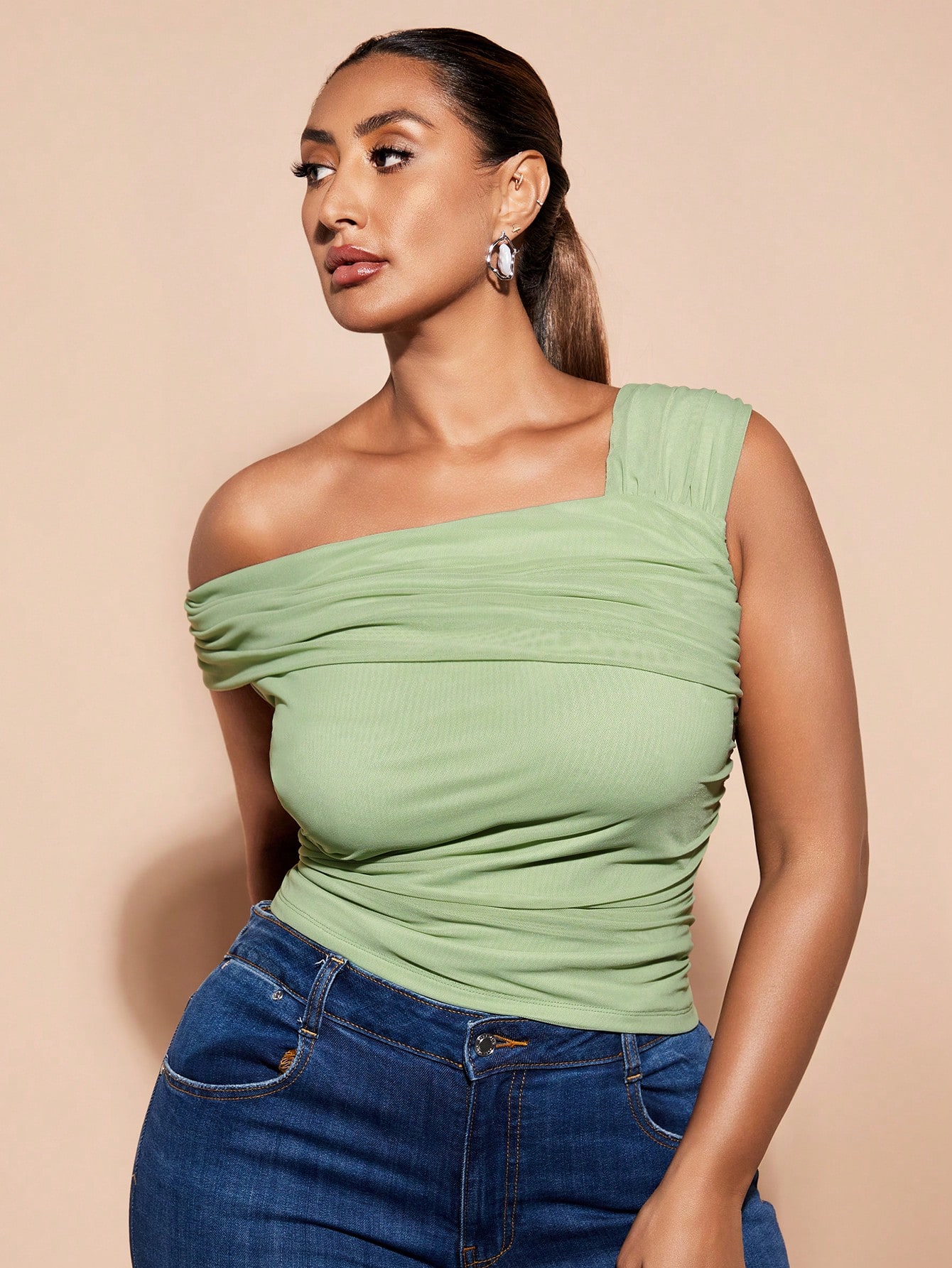 In Casual Plus Size Women Tops