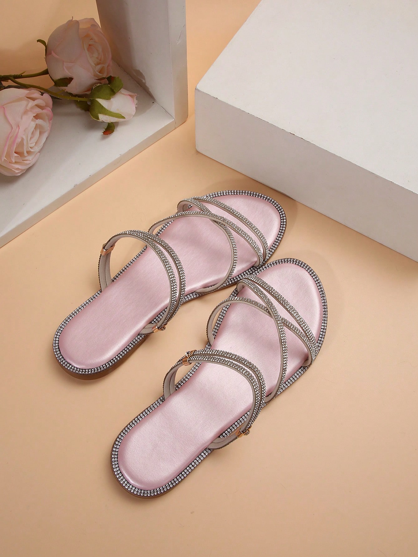 In Pink Women Flat Sandals